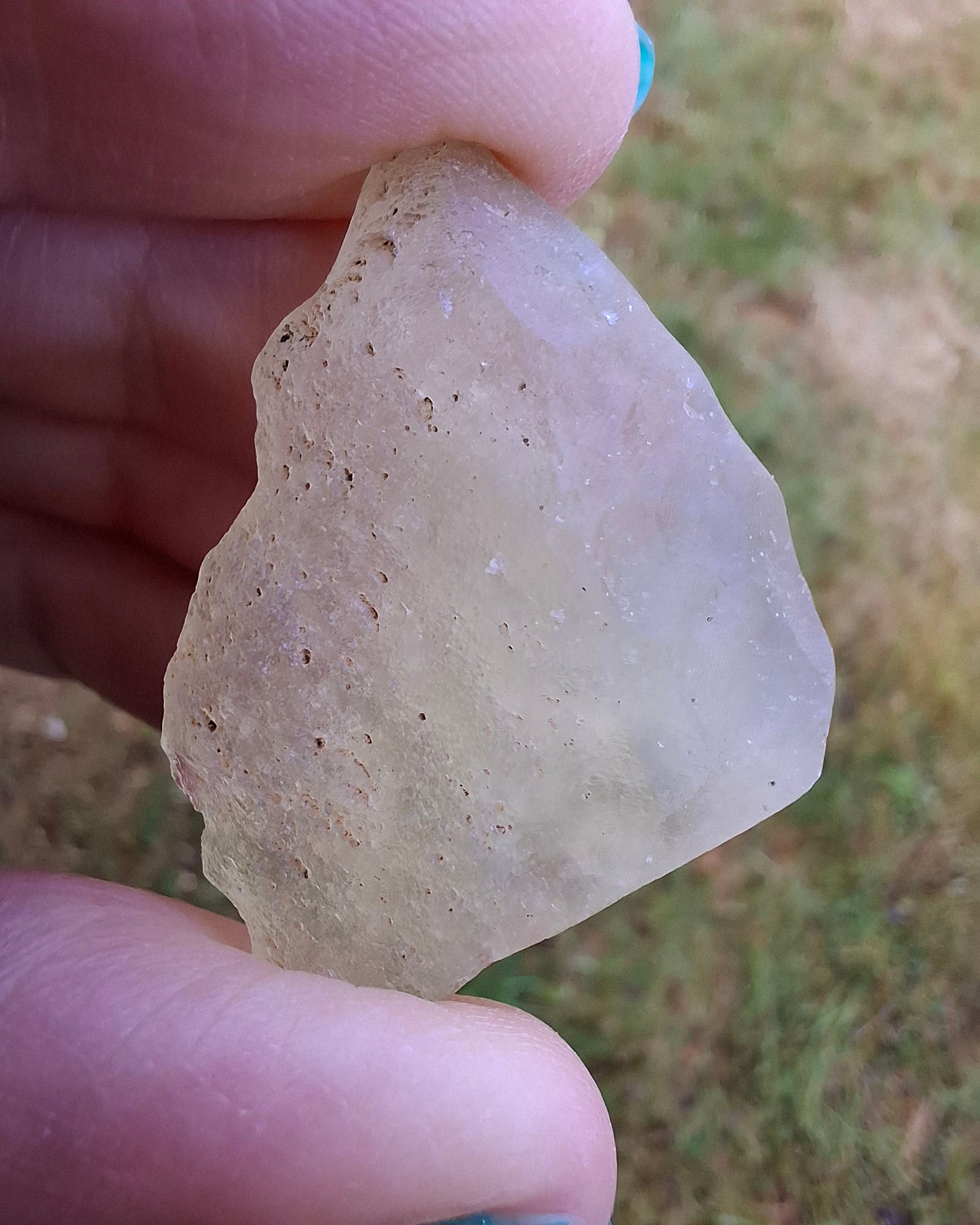 Libyan Desert Glass Piece, 11.78g, Tektite