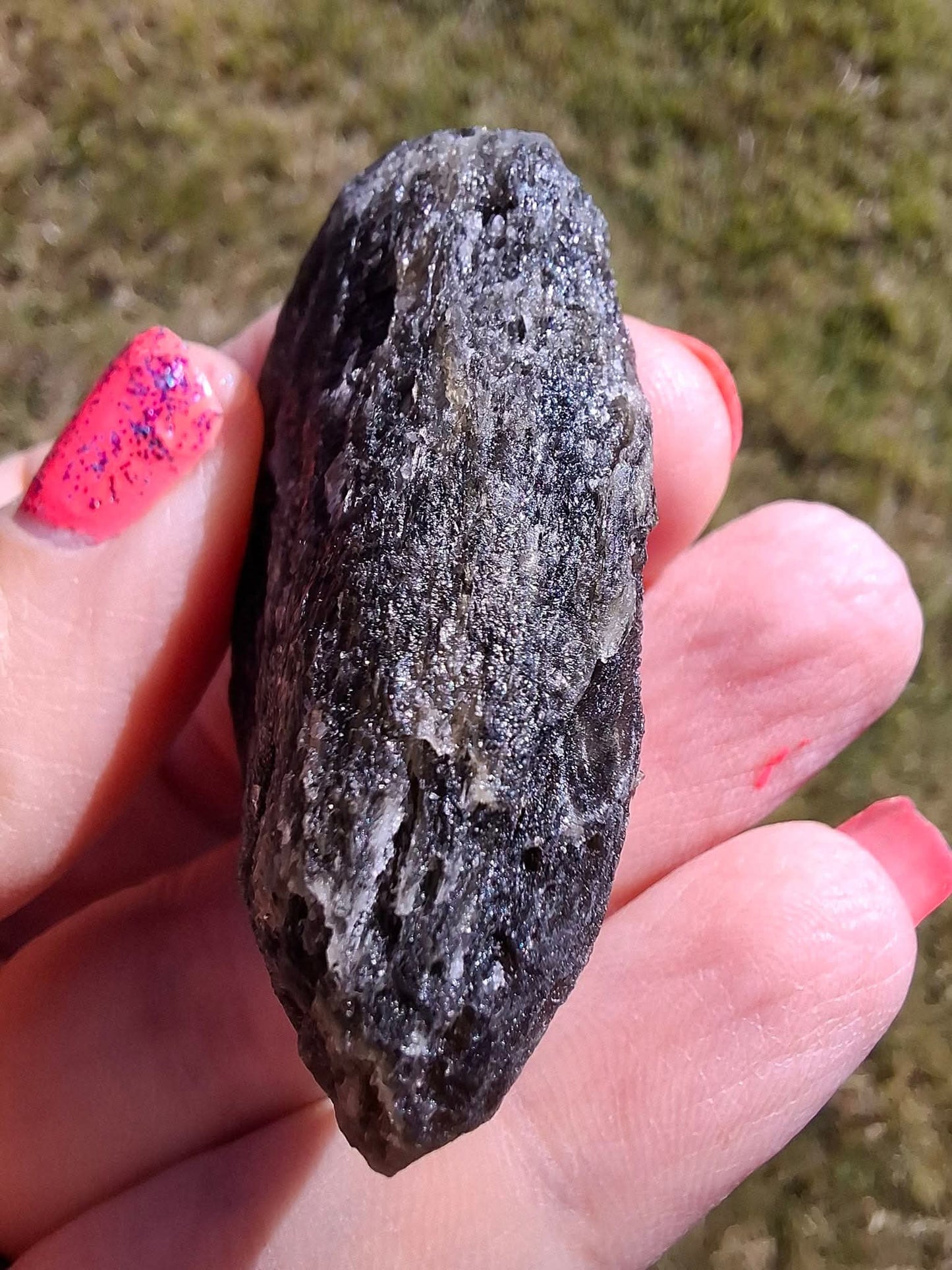 Moldavite Piece, NESMEN HURKA,  26.87g, Tektite (Ref: 1170)