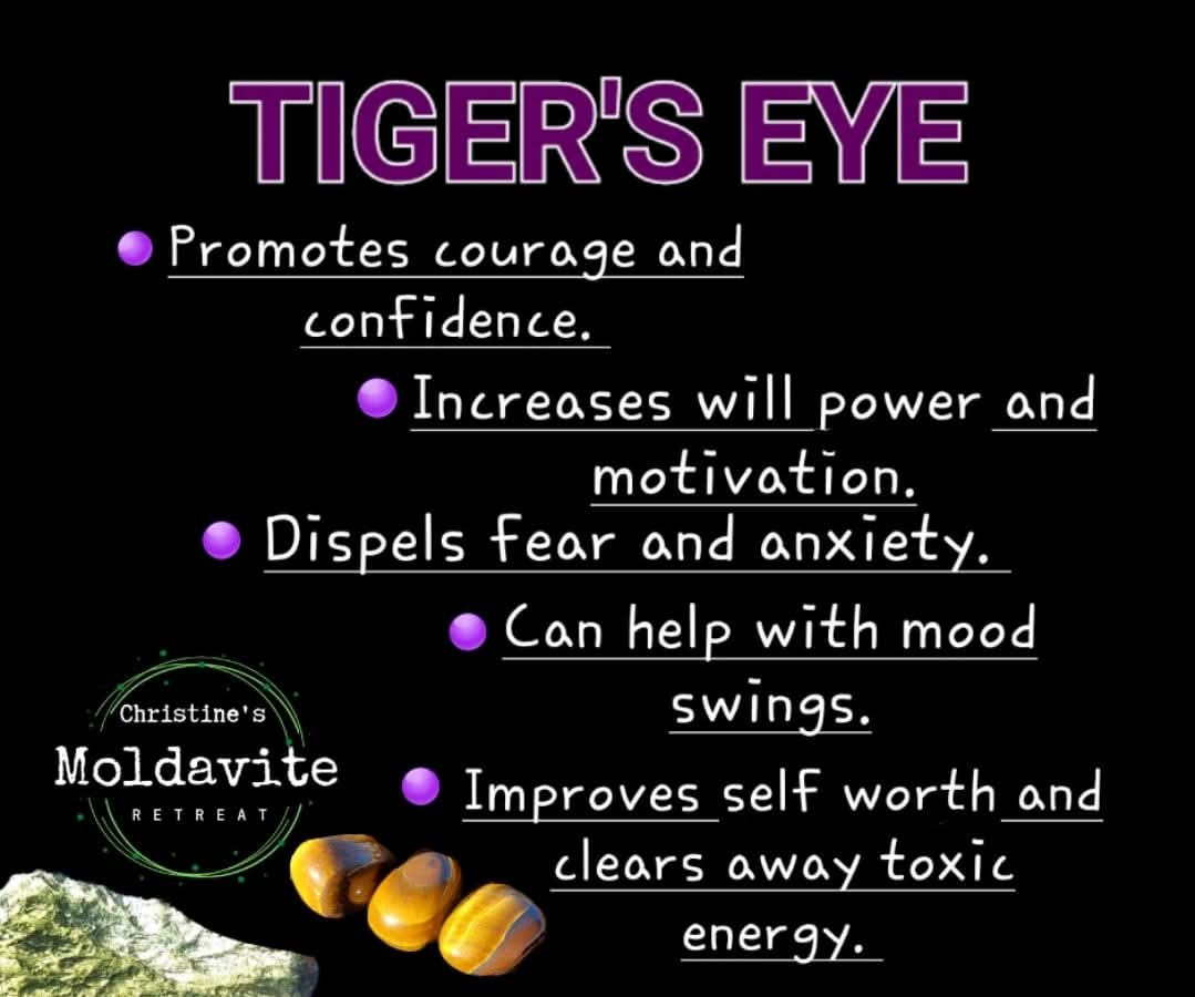 Tigers Eye, Tumble Stone, Crystal (Ref: T136)