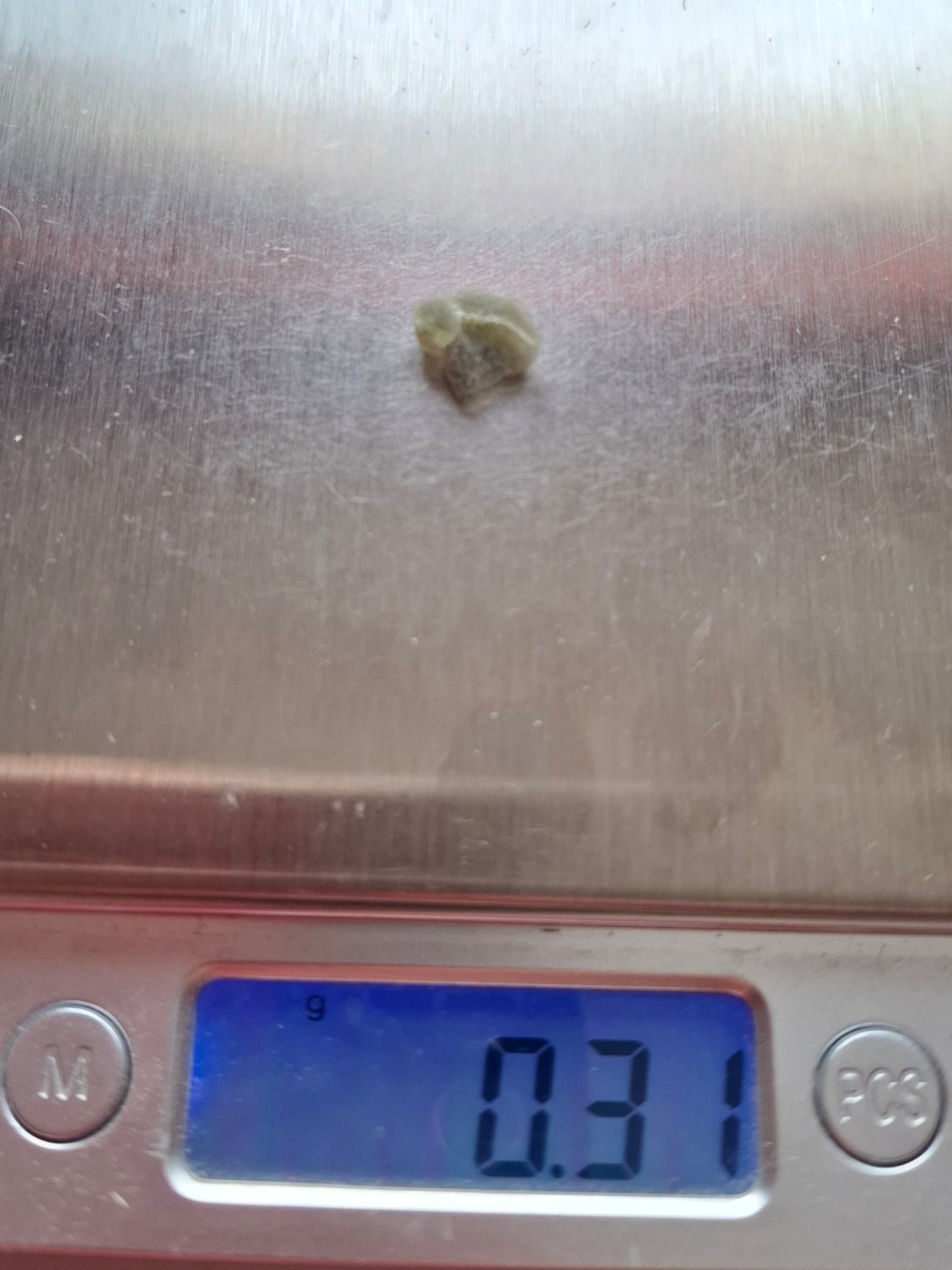 Moldavite Piece, SNOWFLAKE, FROSTED, BRUSNA, 0.31g, Tektite (Ref: 1500)