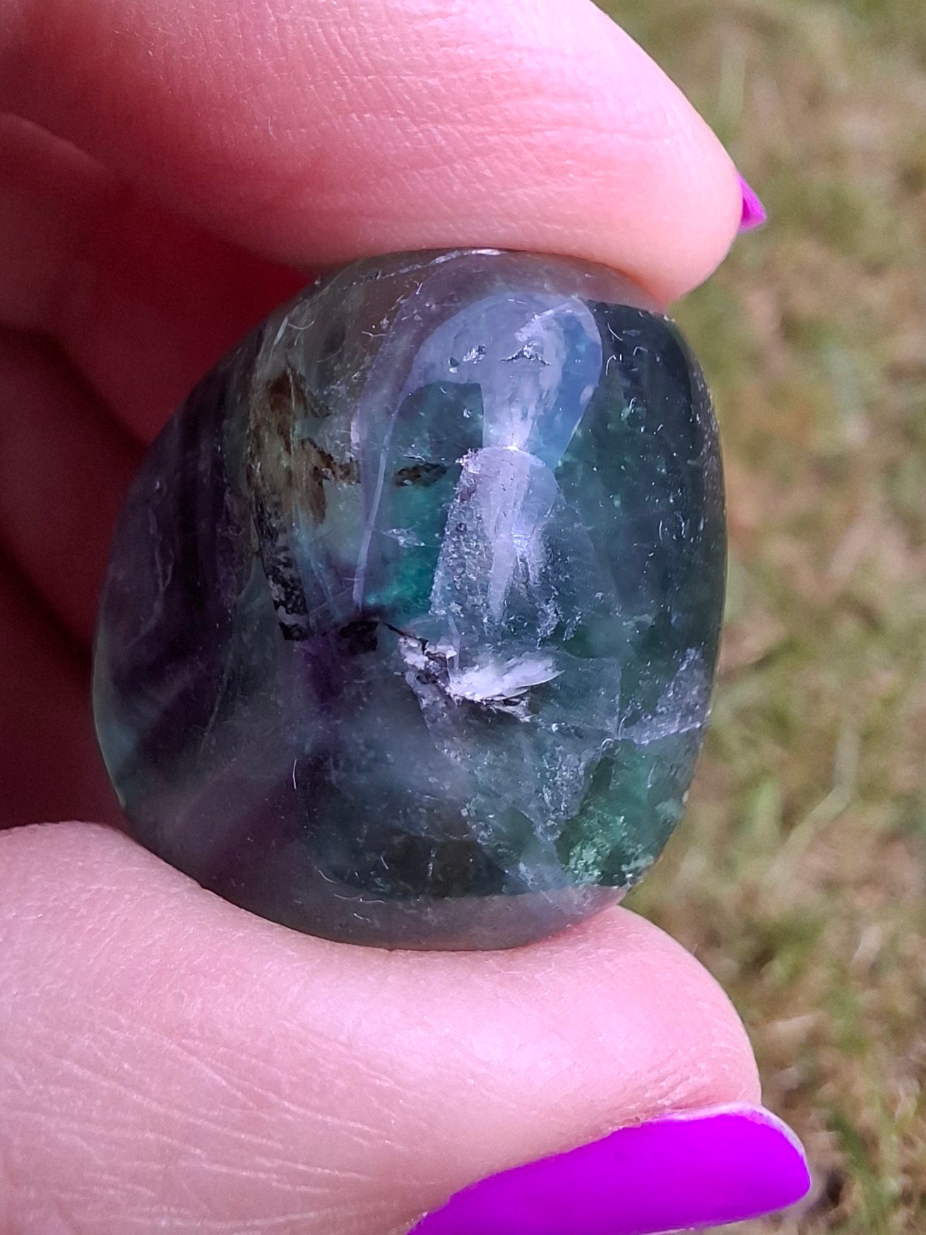 Fluorite, Tumble Stone, Crystal (Ref: T57)