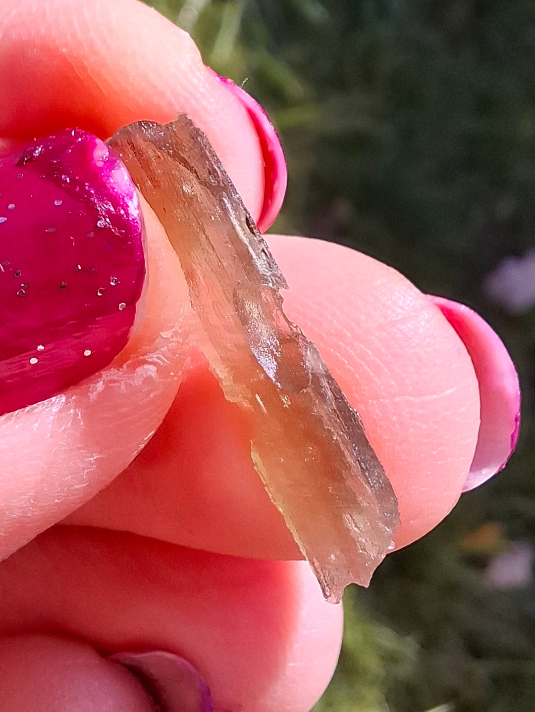 Moldavite Piece, 0.46g, Tektite (Ref: 1521)