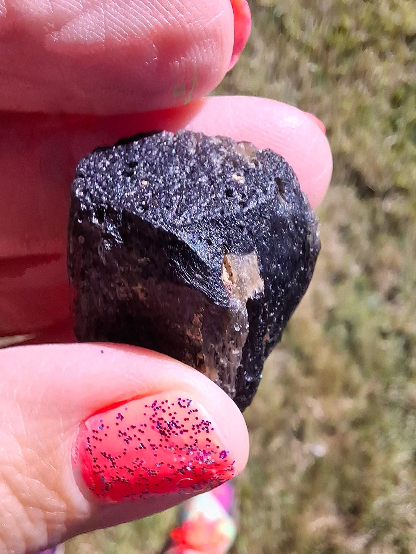 Moldavite Piece, JAKULE, 18.55g, Tektite (Ref: 1172)