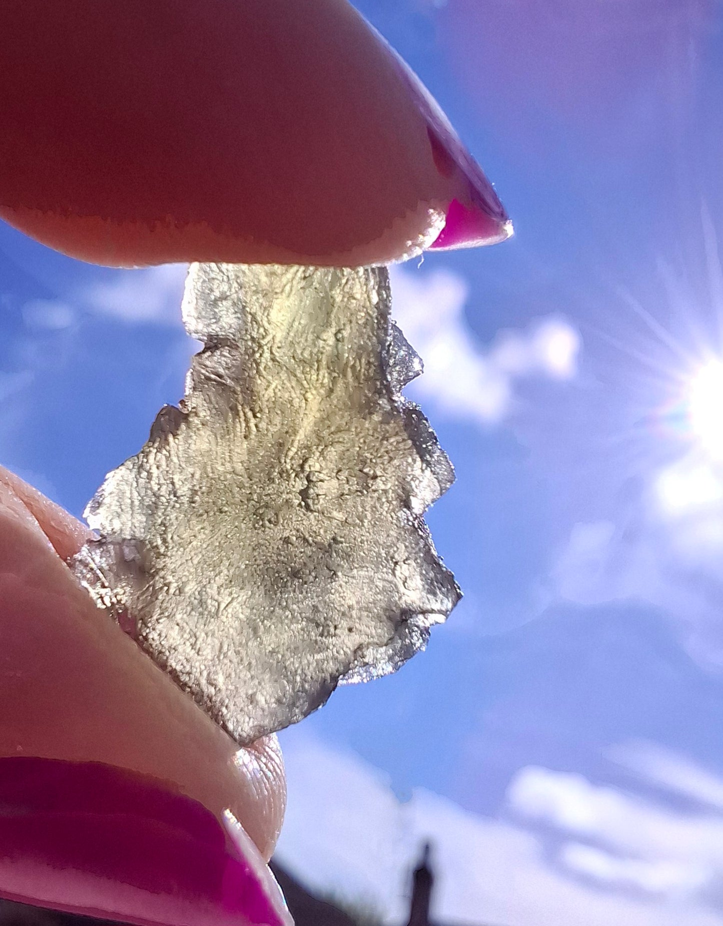 Moldavite Piece, 1.22g, Tektite (Ref: 1464)