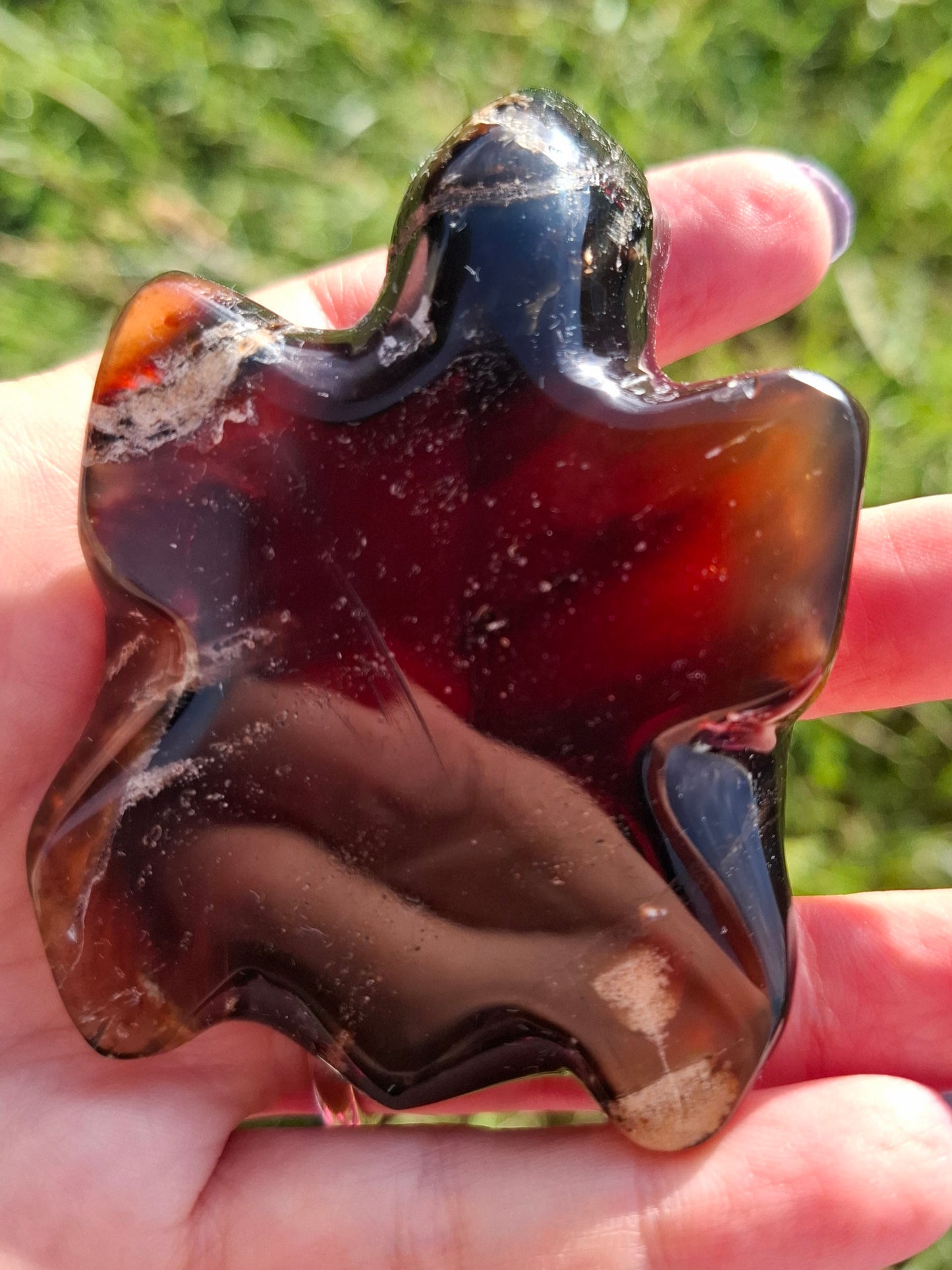 Red Amber Turtle, 56.87g, Carving, Fossil (Ref: TT2)