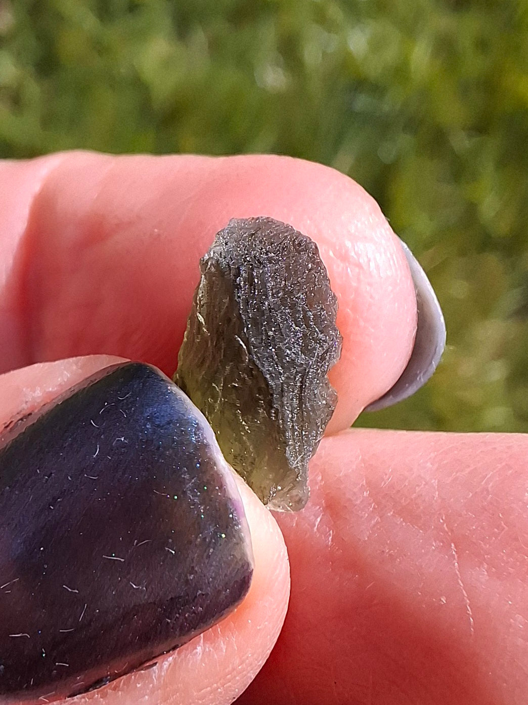 Moldavite Piece, 1.00g, Tektite (Ref: 1399)