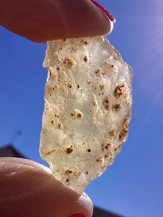 Libyan Desert Glass Piece 6.33g, Tektite