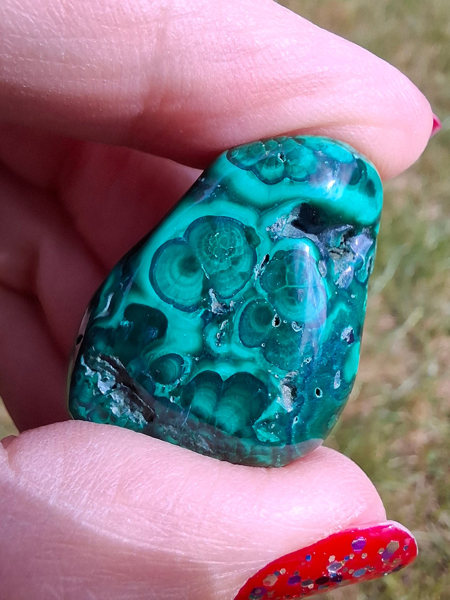 Malachite, Tumble Stone, Crystal (Ref: T157)