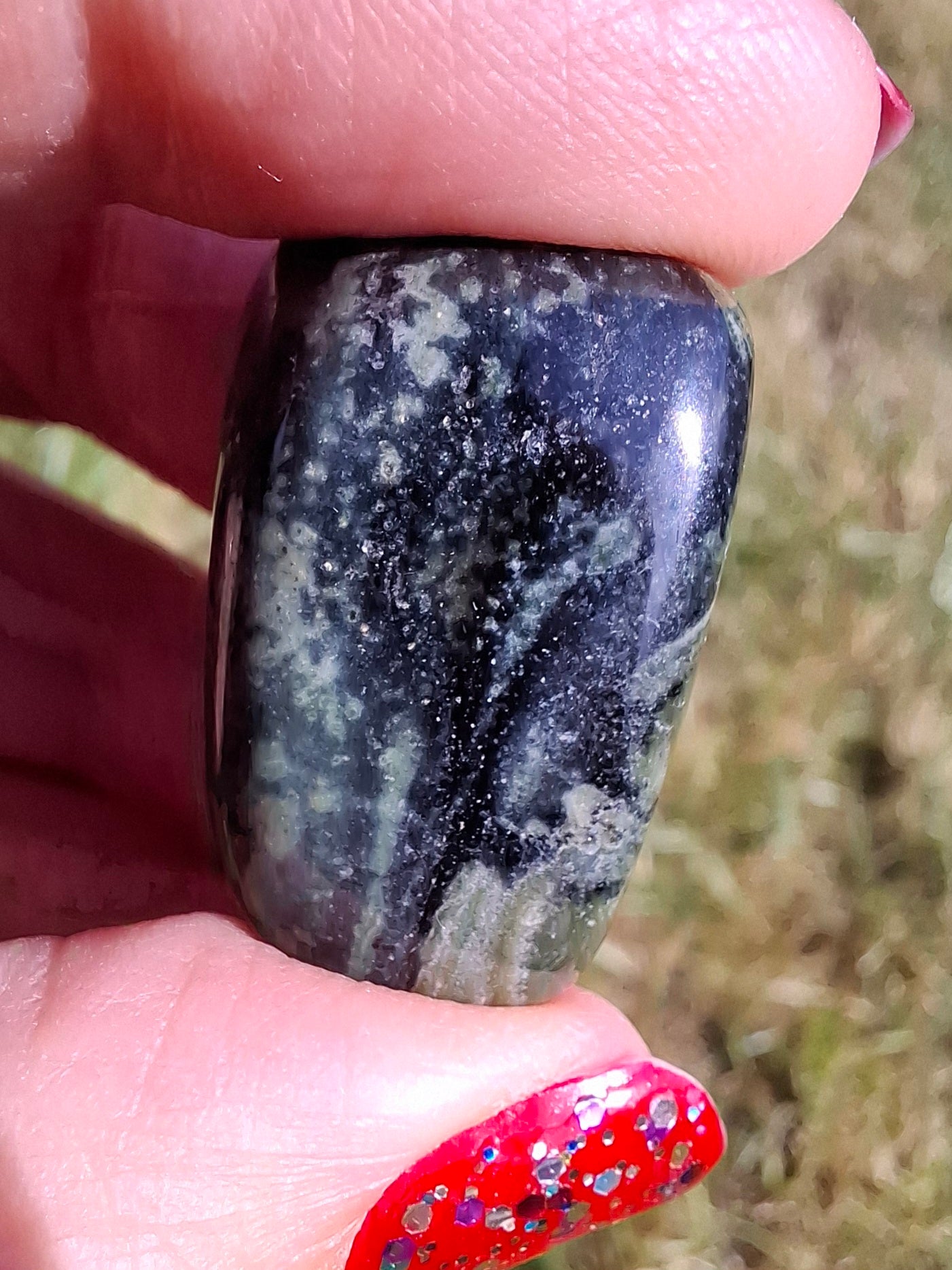 Kambaba Jasper, Tumble Stone, Crystal (Ref: T161)