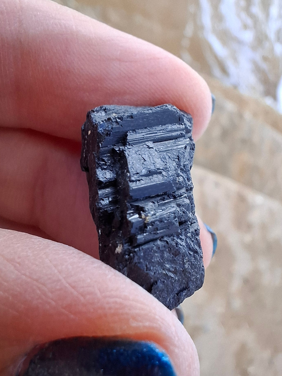 Black Tourmaline RAW, 8.86g, Crystal (Ref: RBT3)