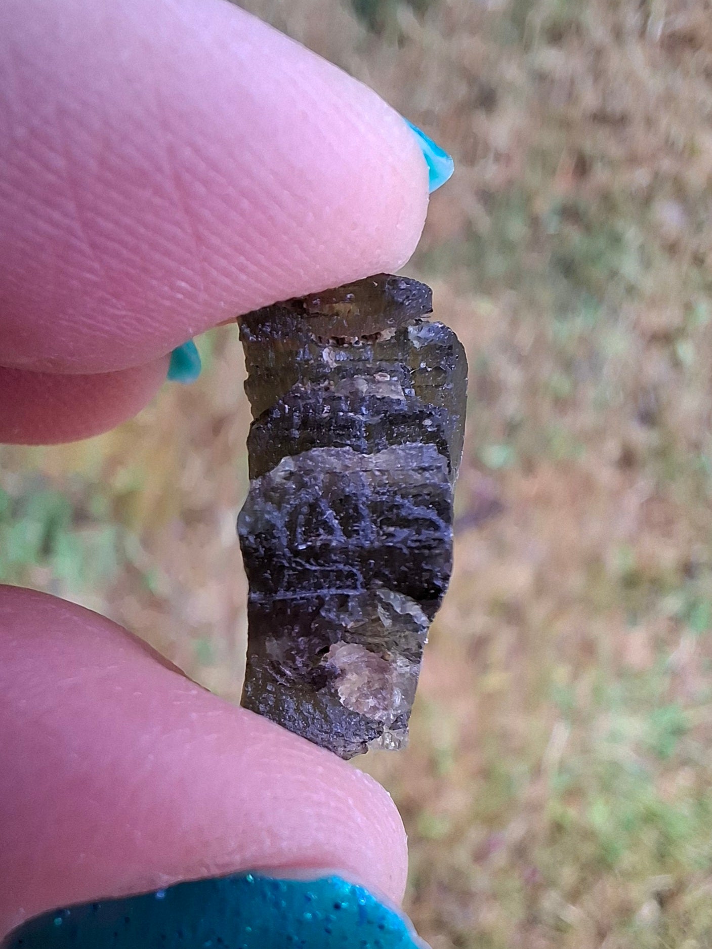 Moldavite Piece, 1.67g, Tektite (Ref: 1423)