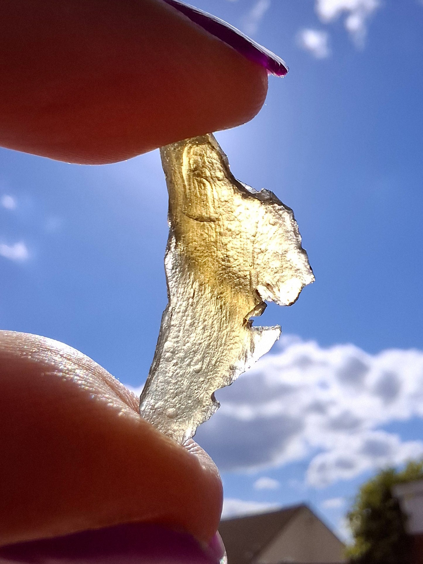 Moldavite Piece, 1.08g, Tektite (Ref: 1429)