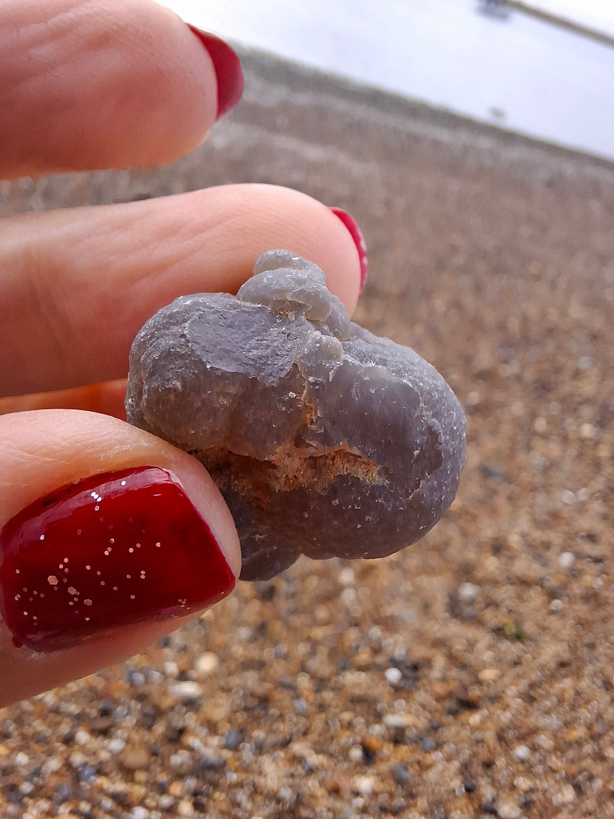 Nebula Chalcedony, 16.92g, Fossil (Ref: NC6)