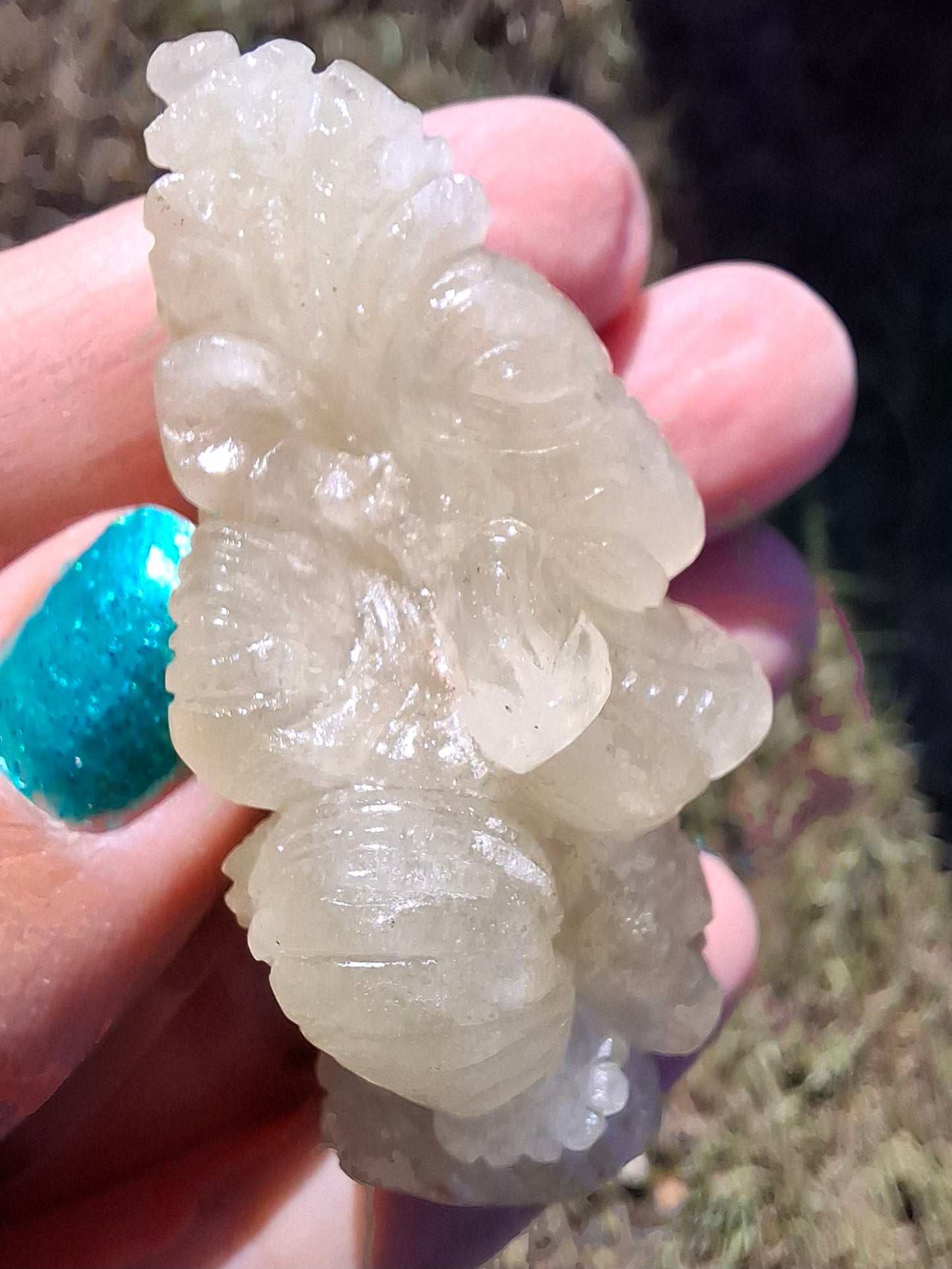 Libyan Desert Glass GANESHA craving, 31.21g, Tektite (Ref: Ganesha2)