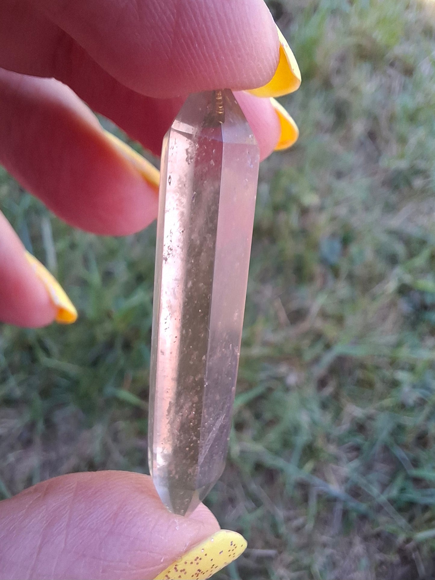 Libyan Desert Glass DT Carving, 3.93g, Tektite (Ref: LDT3)