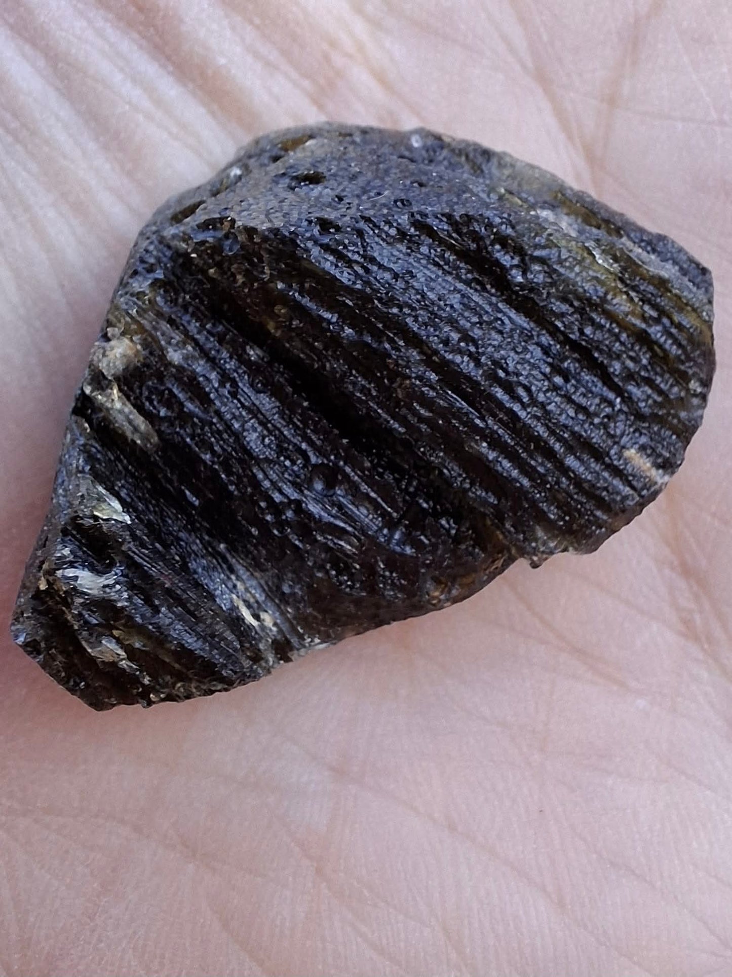 Moldavite Piece, JAKULE, 11.41g, Tektite (Ref: 1176)