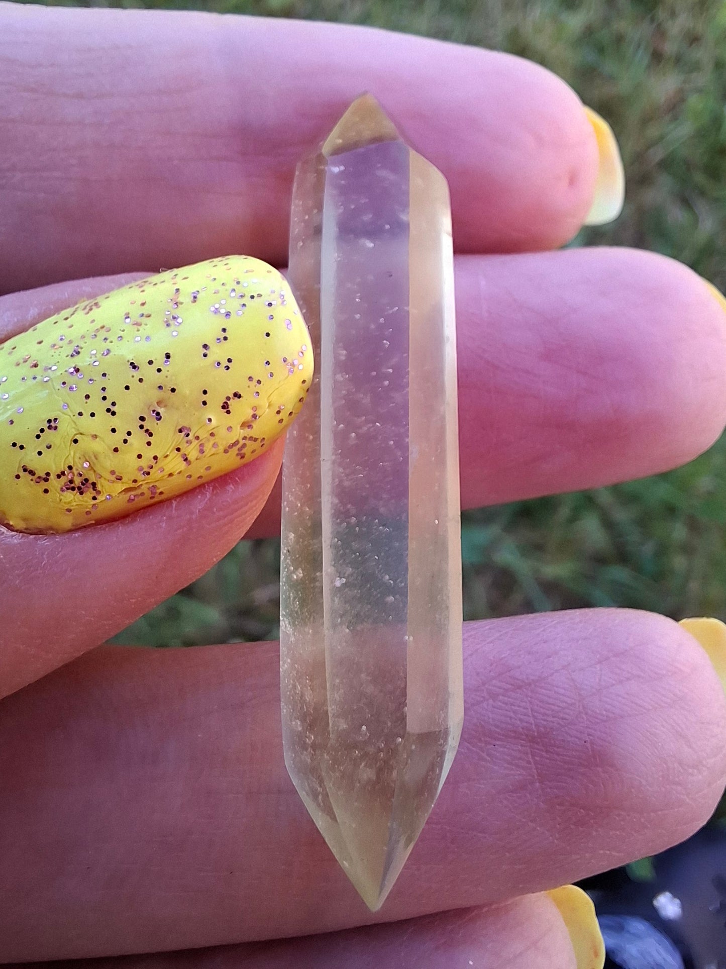 Libyan Desert Glass DT Carving, 4.57g, Tektite (Ref: LDT8)