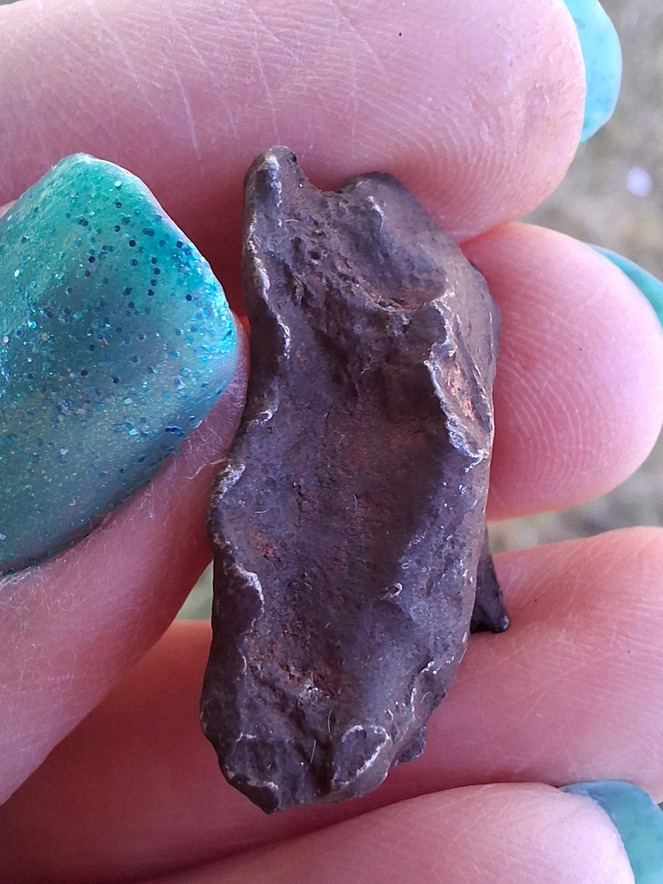 Gebel Kamil Iron Meteorite, 12.64g (Ref: K31)