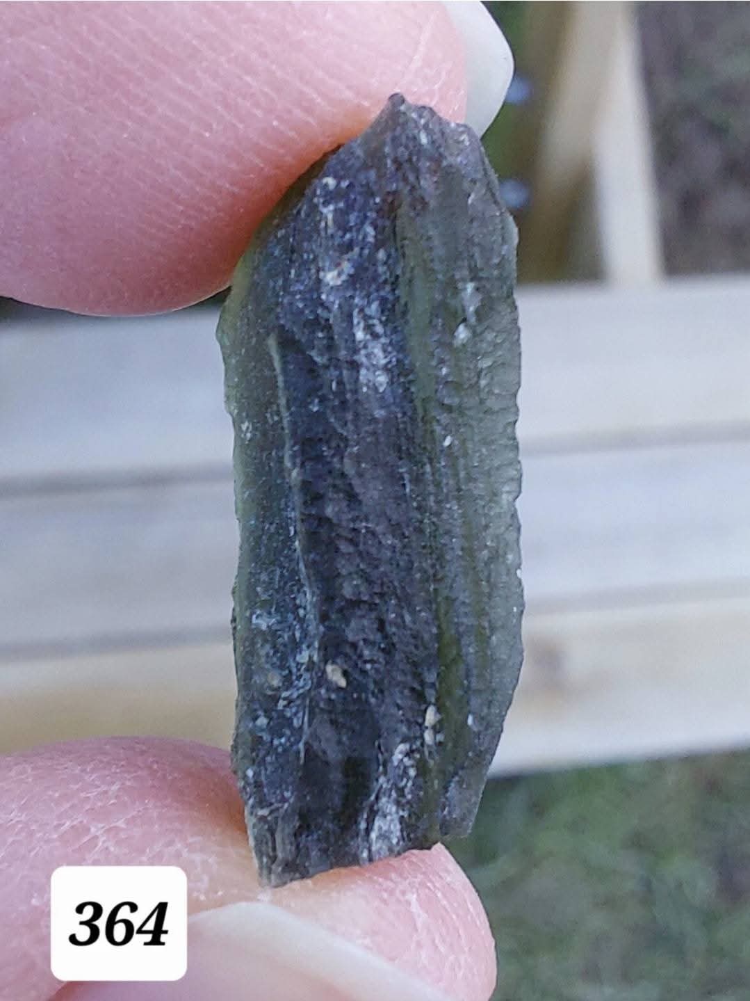 Moldavite Piece, 2.43g, Tektite (Ref: 364)