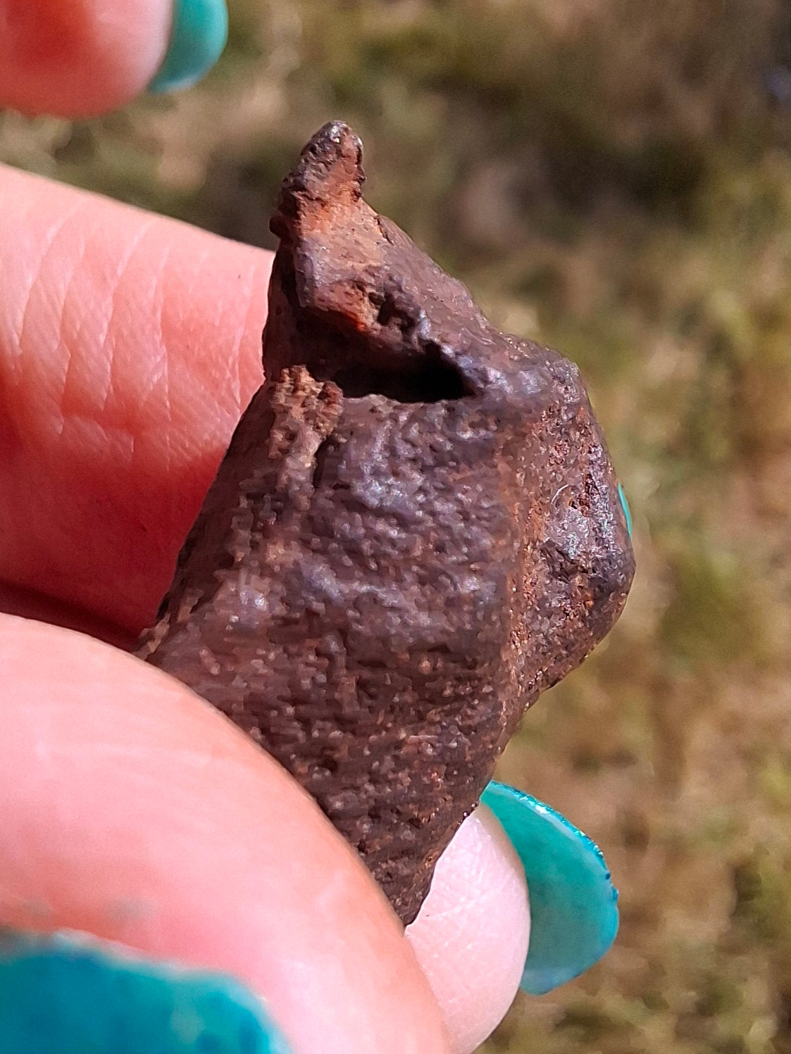 Gebel Kamil Iron Meteorite, 13.55g (Ref: K43)