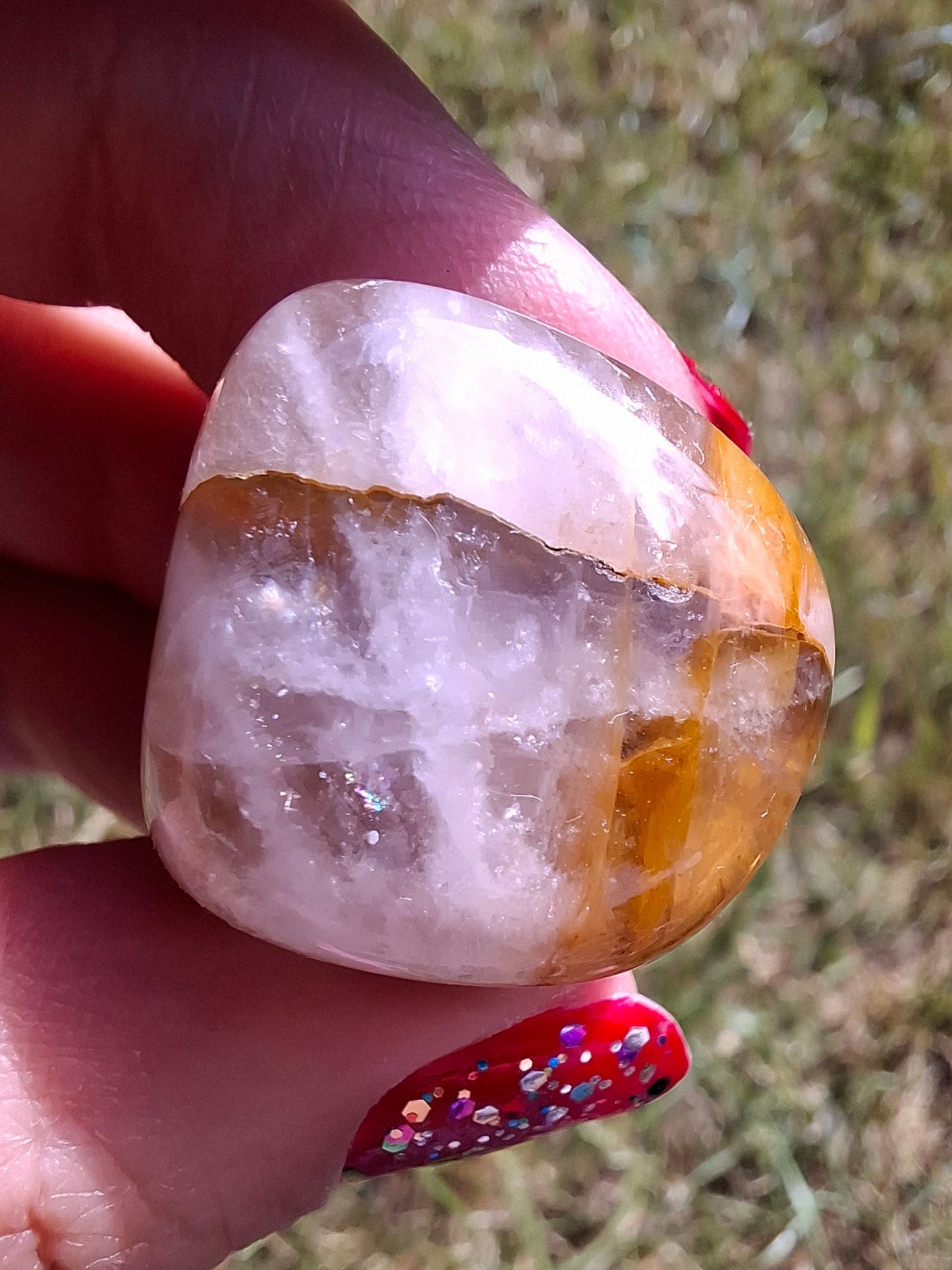 Golden Healer, Tumble Stone, Crystal (Ref: T195)