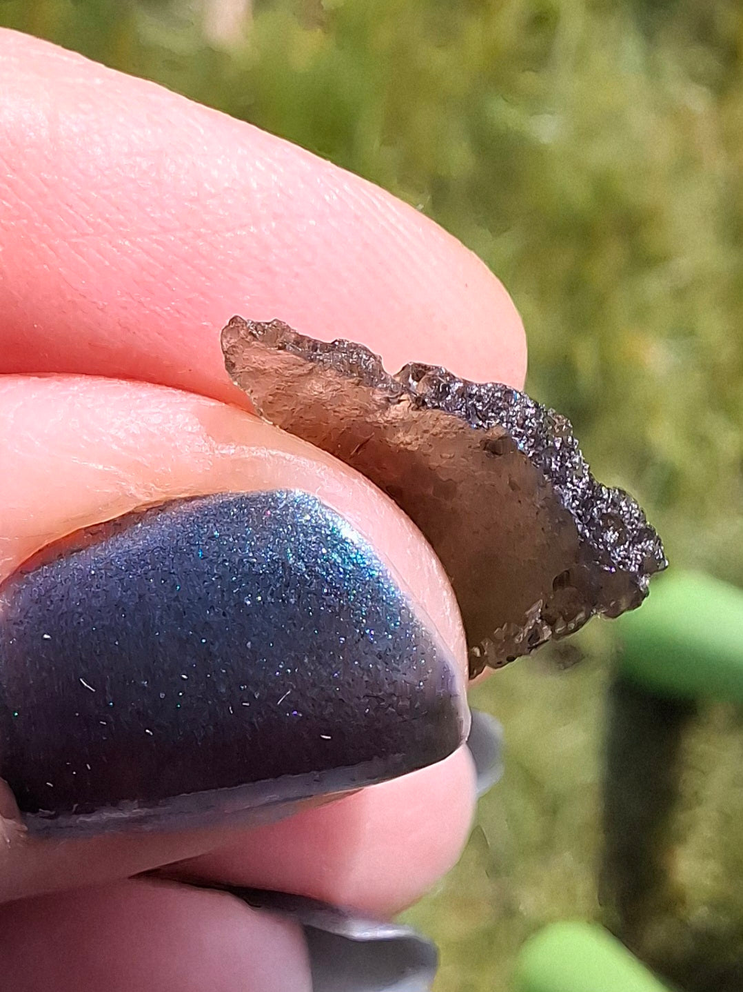 Moldavite Piece, 1.07g, Tektite (Ref: 1394)