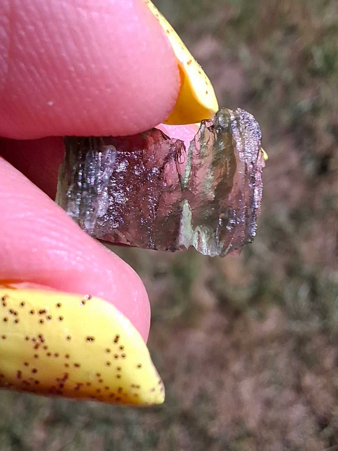 Moldavite Piece, 0.56g, Tektite (Ref: 1474)