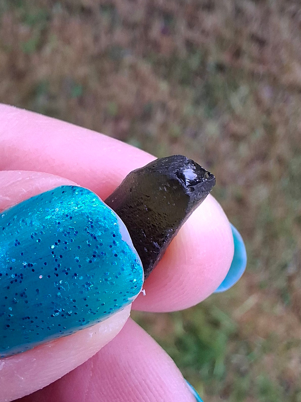 Moldavite Piece, 1.03g, Tektite (Ref: 1416)