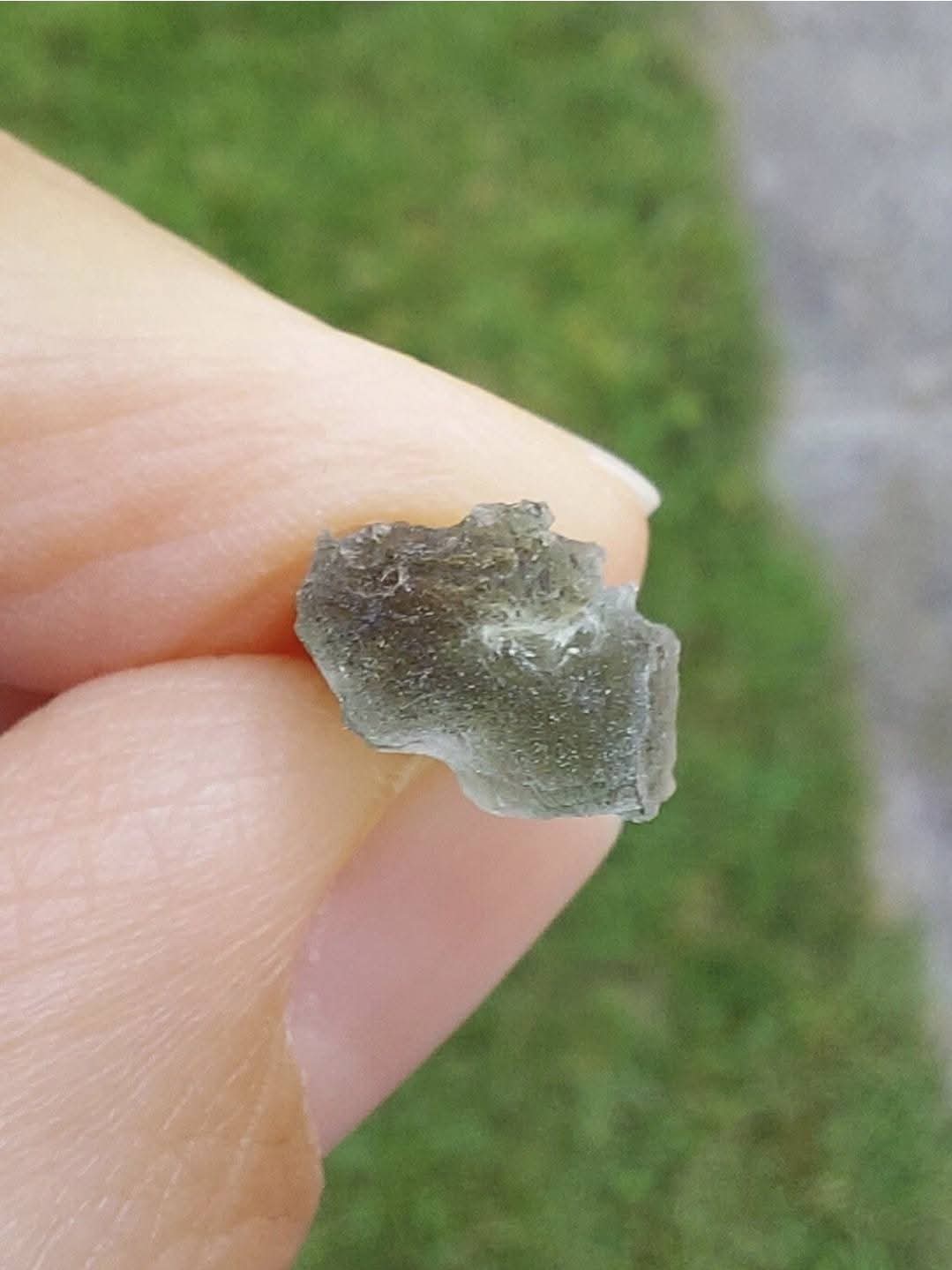 Moldavite Piece, 0.54g, Tektite (Ref: E255)