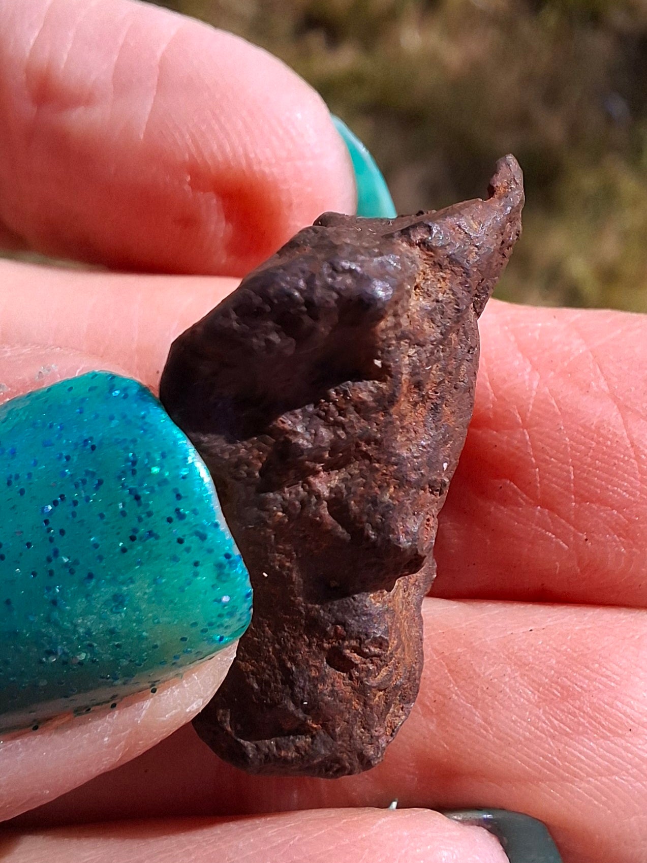 Gebel Kamil Iron Meteorite, 13.55g (Ref: K43)