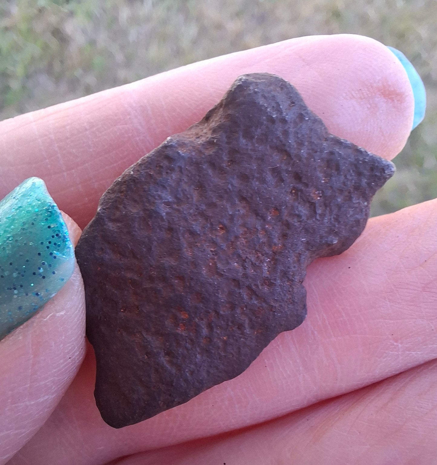 Gebel Kamil Iron Meteorite, 17.54g (Ref: K49)