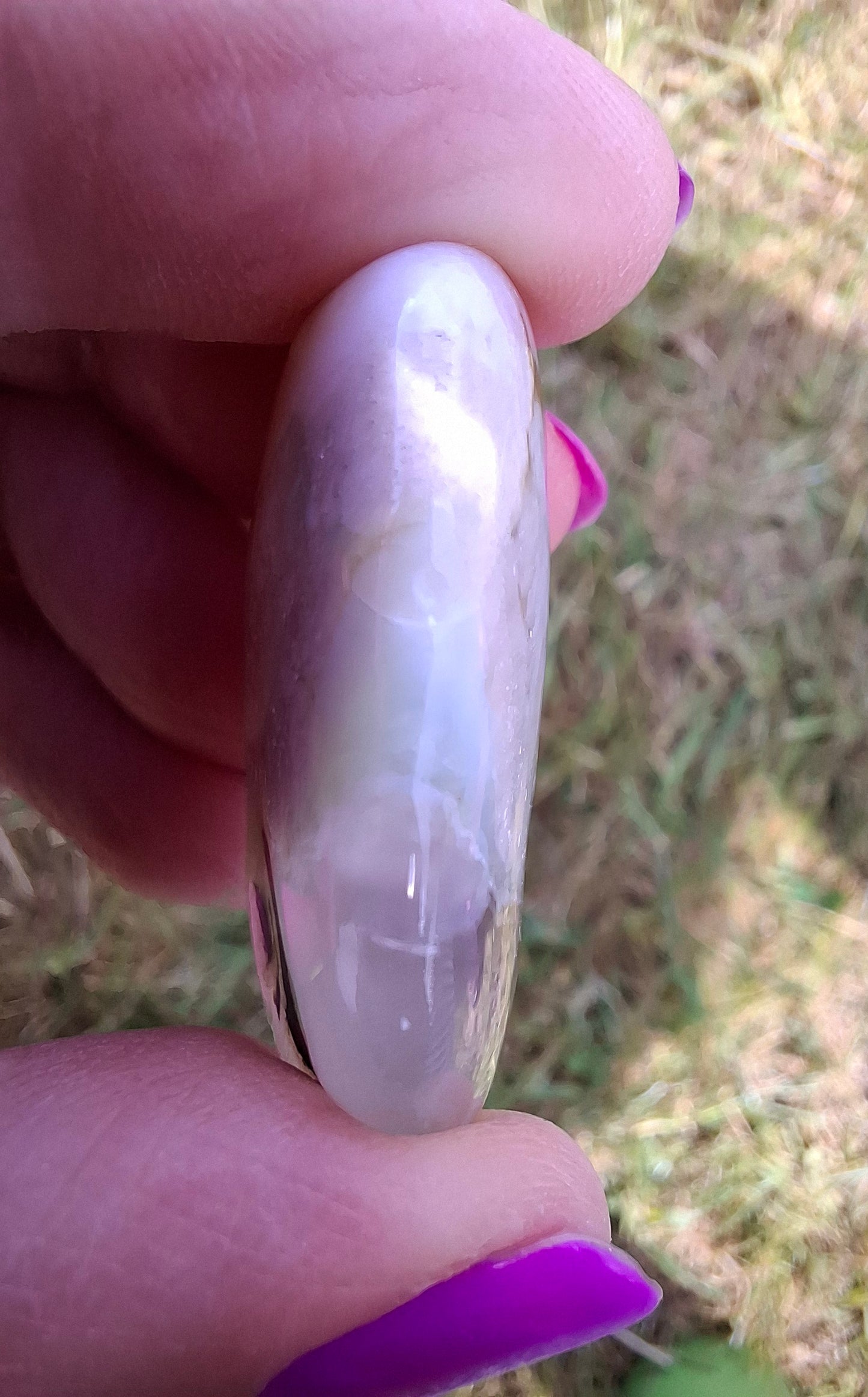 Flower Agate, Tumble Stone, Crystal (Ref: T77)
