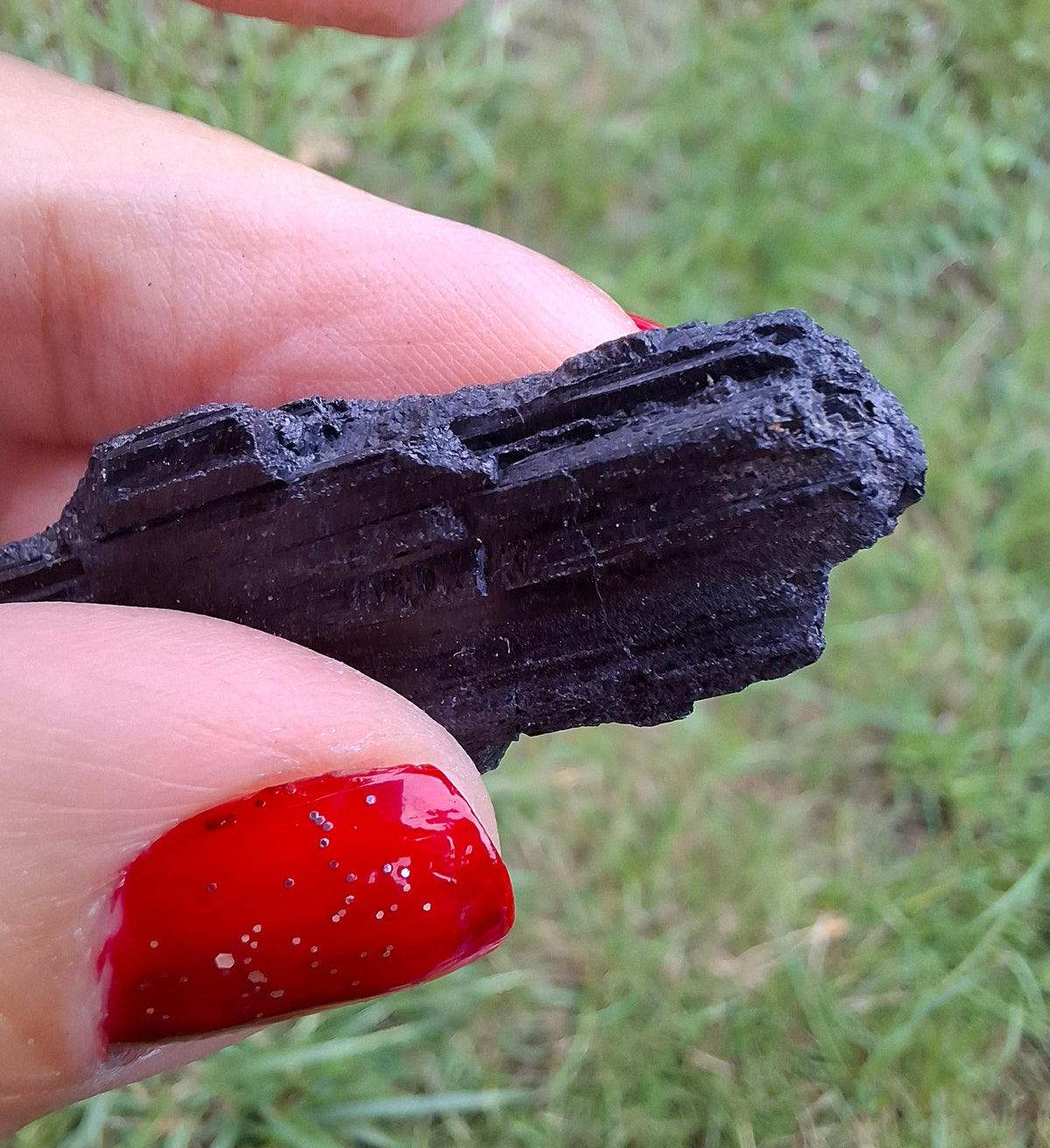 Black Tourmaline RAW, 13.00g, Crystal (Ref: RBT9)