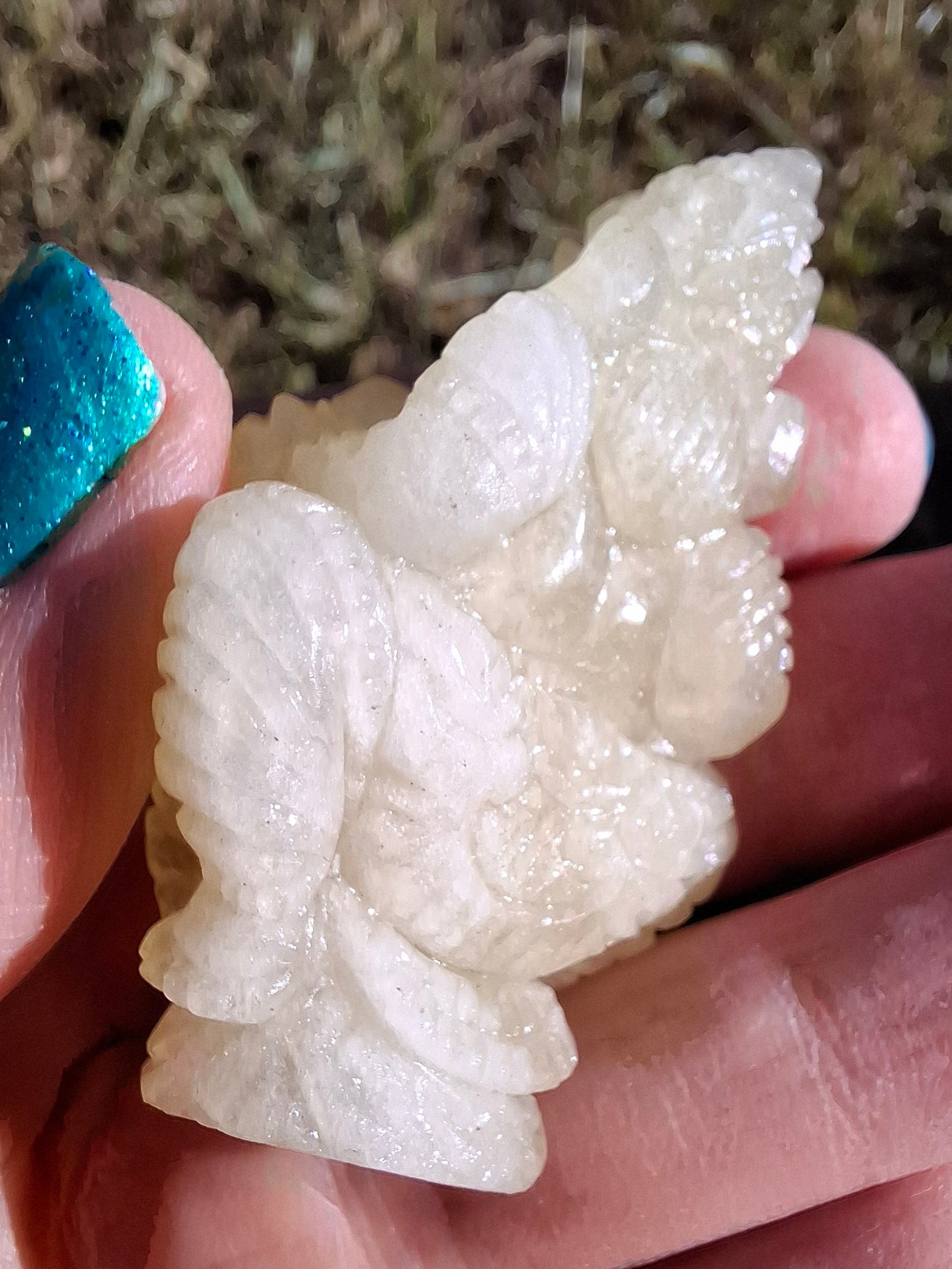 Libyan Desert Glass GANESHA craving, 31.21g, Tektite (Ref: Ganesha2)