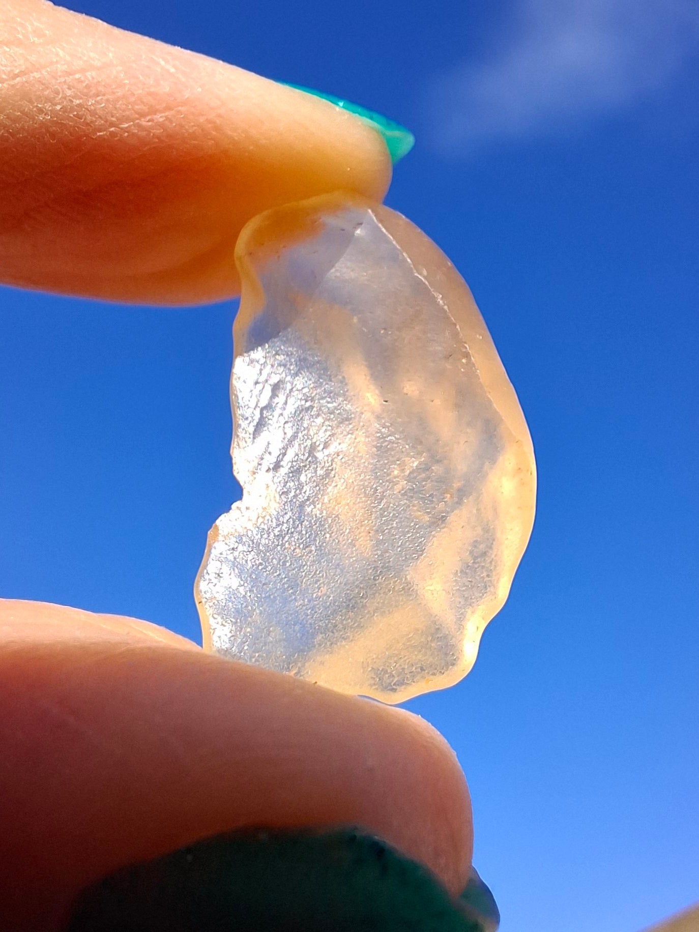 Libyan Desert Glass Piece, 2.27g, Tektite