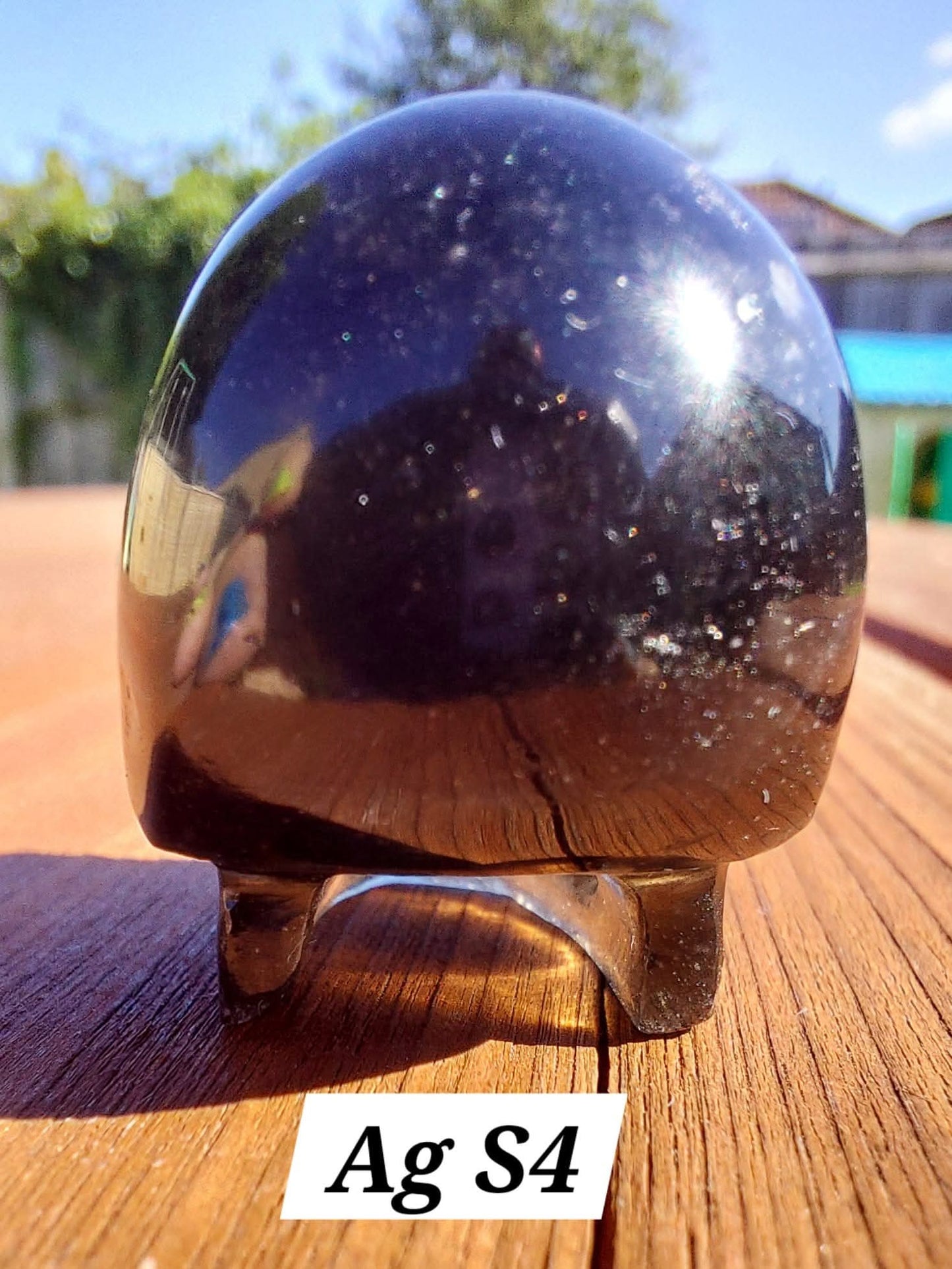 Agni Manitite SKULL Carving, 18.88g, Crystal (Ref: Ag S4)