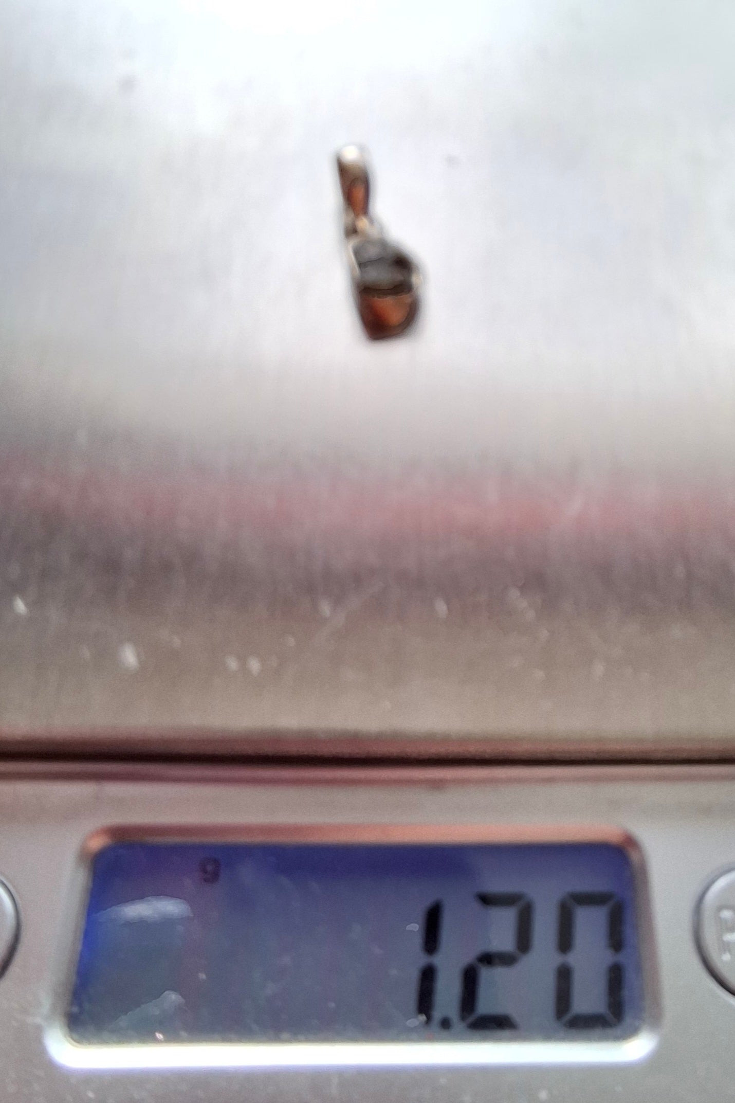 Moldavite Pendant, 925 Silver, Tektite (Ref: P44)