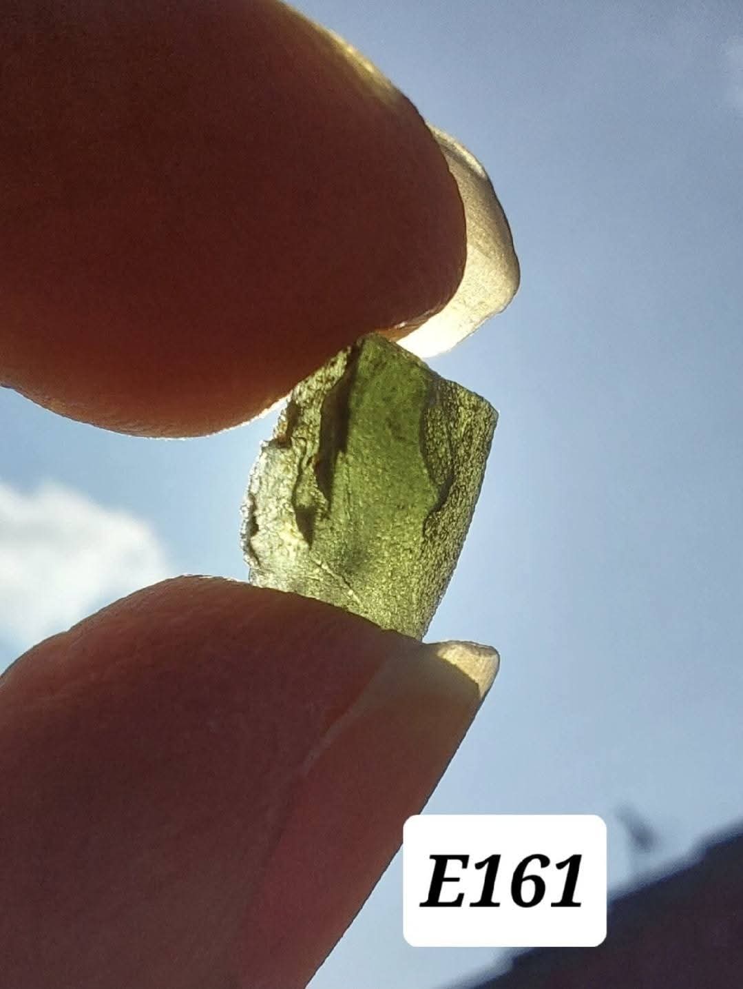 Moldavite Piece, 0.58g, Tektite (Ref: E161)