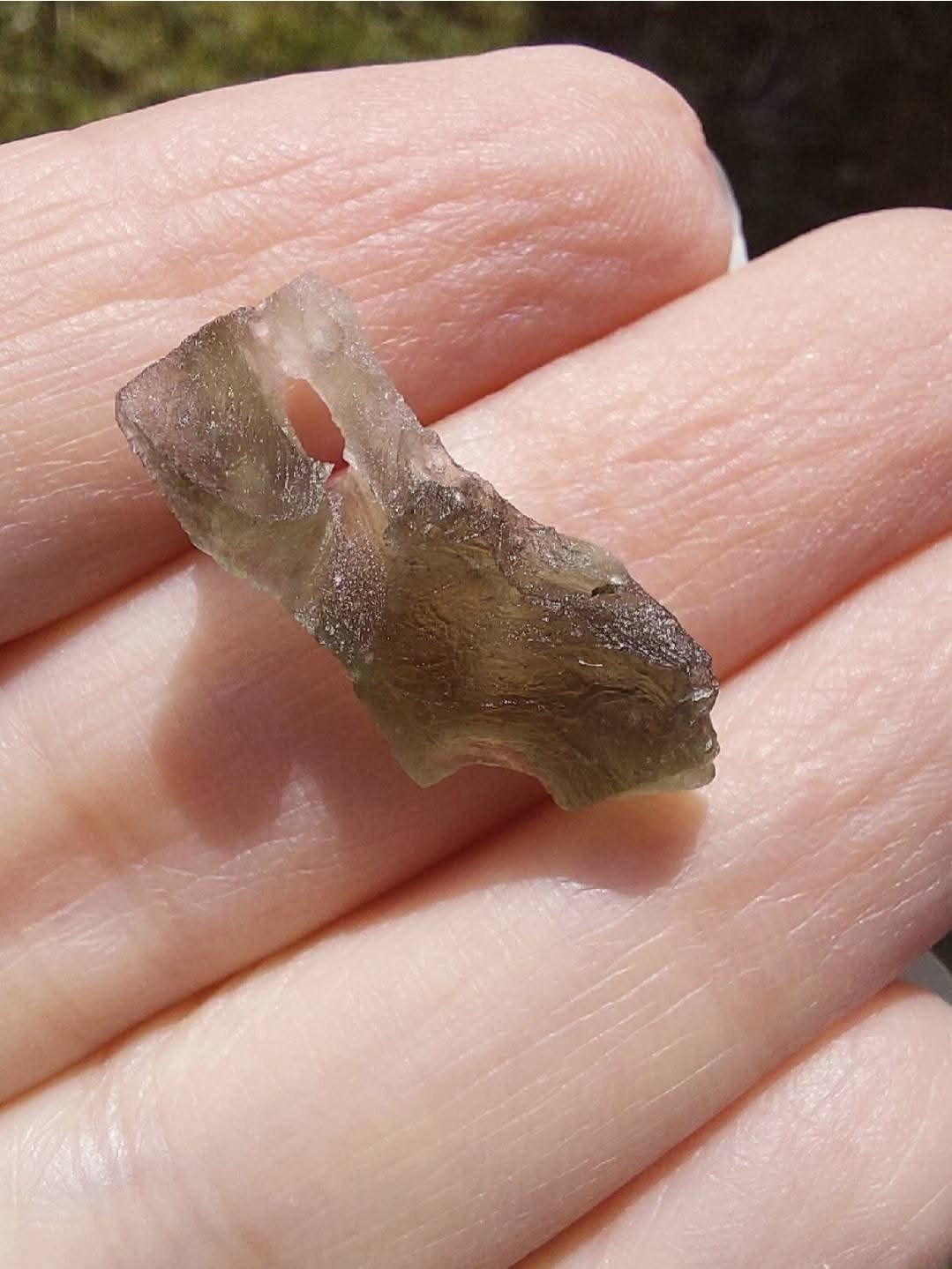 Moldavite Piece, 1.10g, Tektite (Ref: E158)