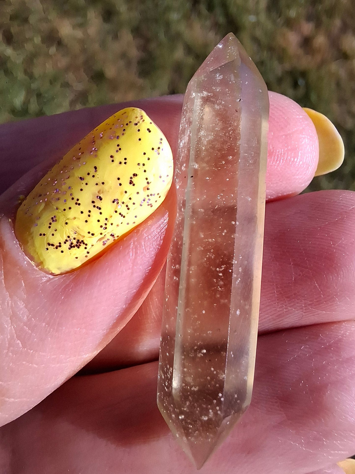 Libyan Desert Glass DT Carving, 4.57g, Tektite (Ref: LDT8)