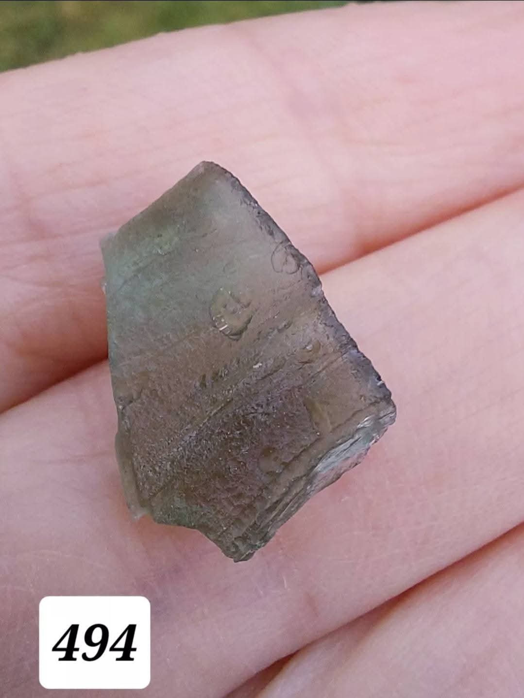 Moldavite Piece, 0.94g, Tektite (Ref: 494)