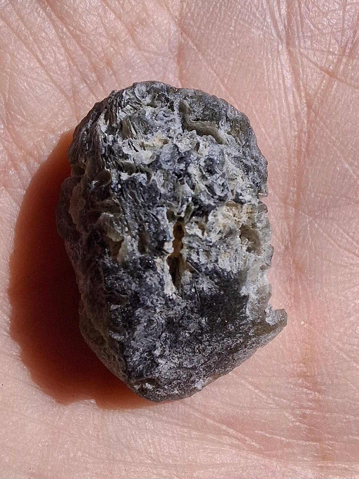 Moldavite Piece, SNOWFLAKE, FROSTED, BARTOCHOV, 4.30g, Tektite (Ref: 1363)