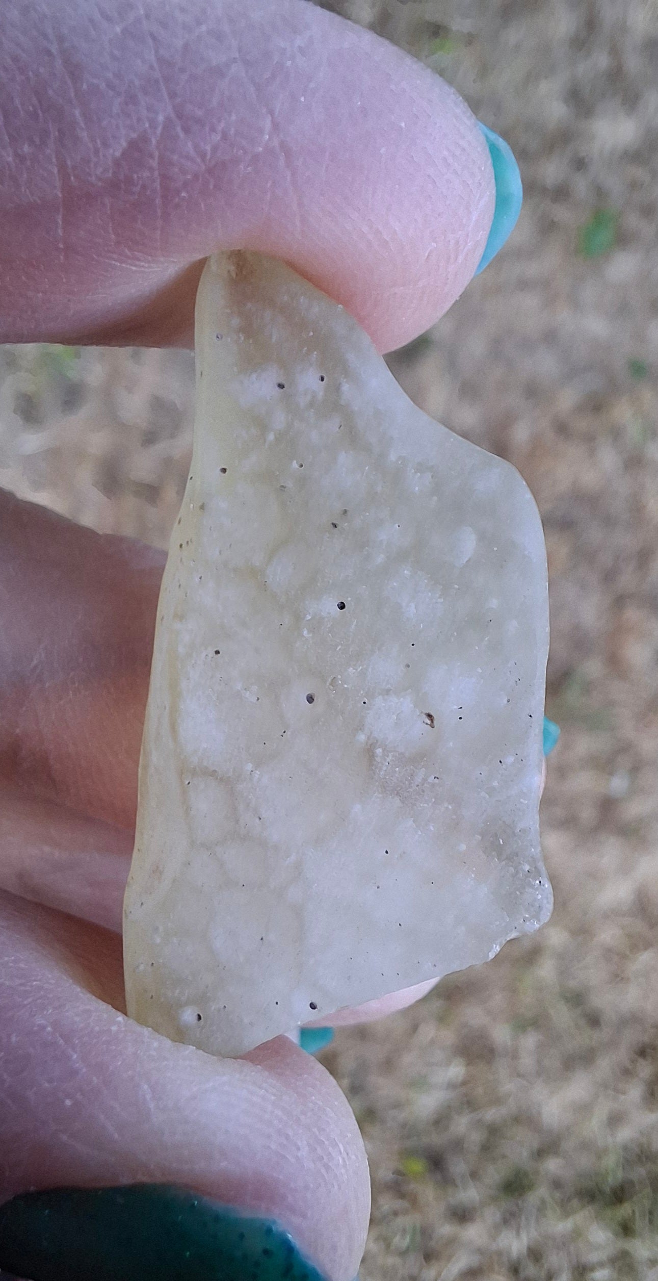 Libyan Desert Glass Piece, 6.49g, Tektite (Ref: LE277)