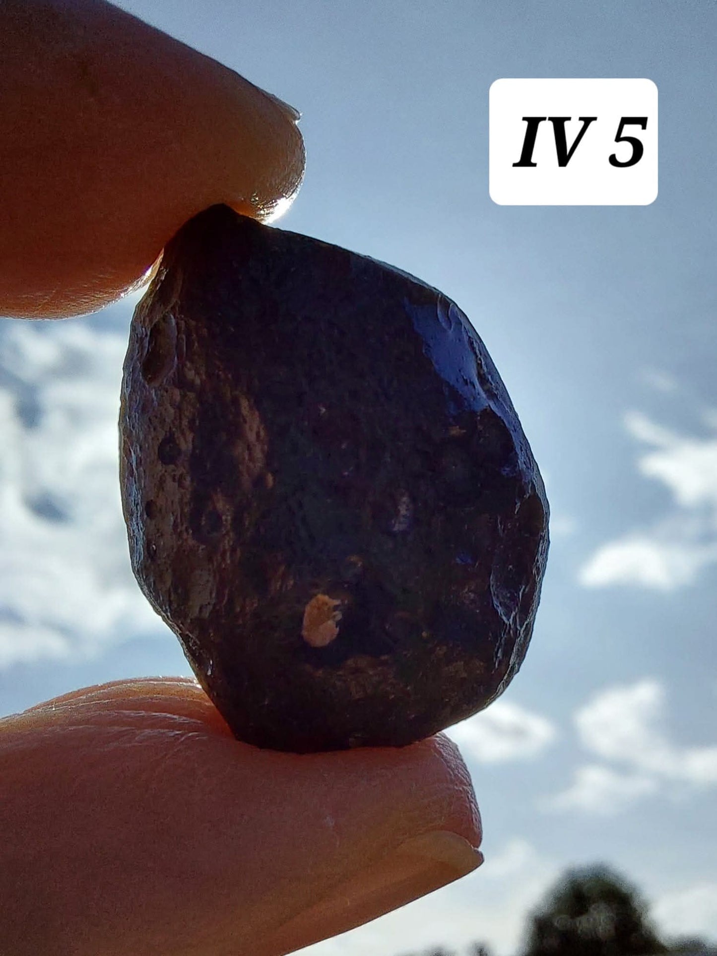 Ivory Coast (Ivorite), RAREST TEKTITE IN THE WORLD, 8.88g, Tektite (Ref: IV5)