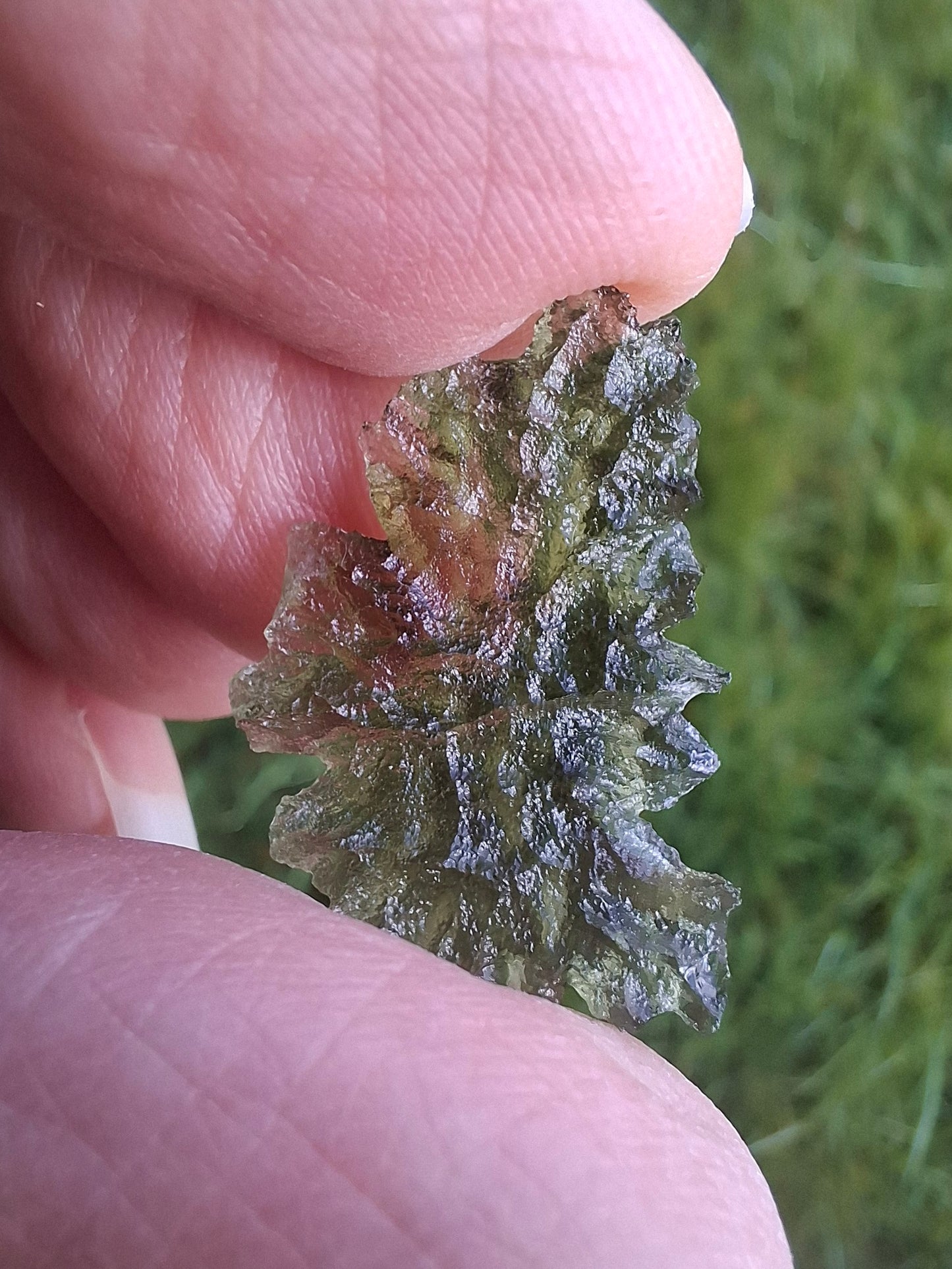 Moldavite Piece, JEZKOVNA BESEDNICE, 1.18g, Tektite (Ref: 1271)