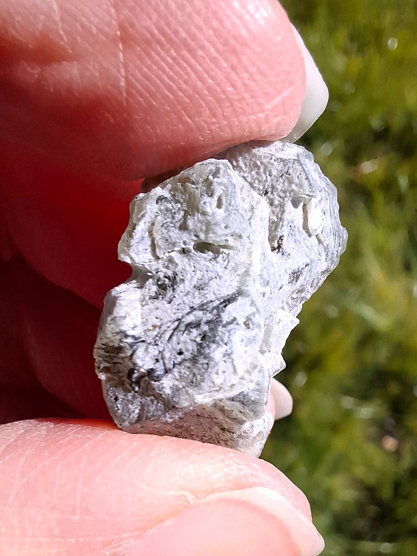 Moldavite Piece, SNOWFLAKE, FROSTED, BARTOCHOV, 4.00g, Tektite (Ref: 1367)