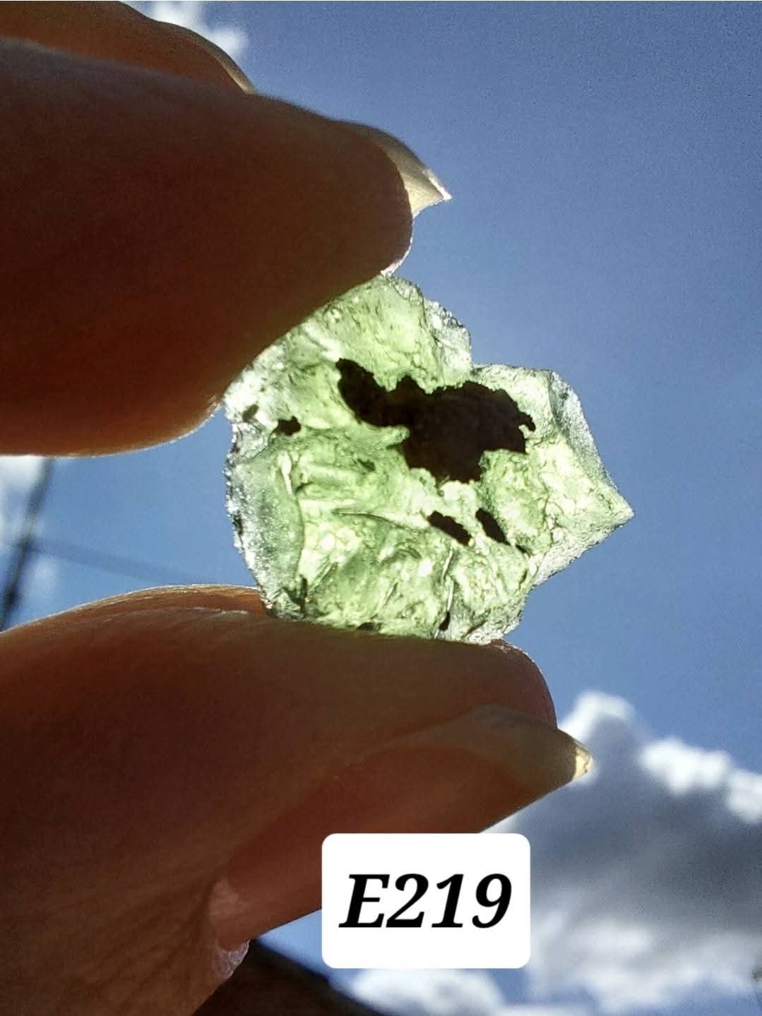 Moldavite Piece, 1.40g, Tektite (Ref: E219)