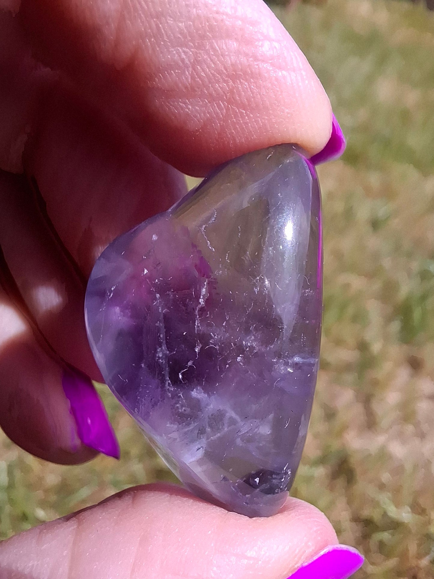 Fluorite, Tumble Stone, Crystal (Ref :T46)