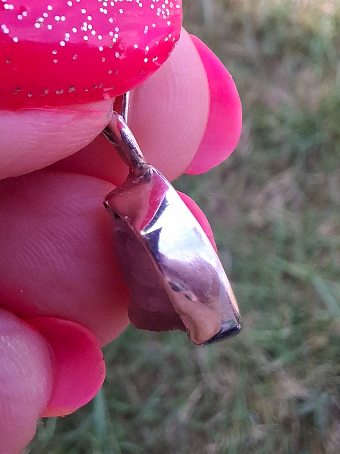 Pink Tourmaline Pendant, 925 Silver, Crystal (Ref: PT73)