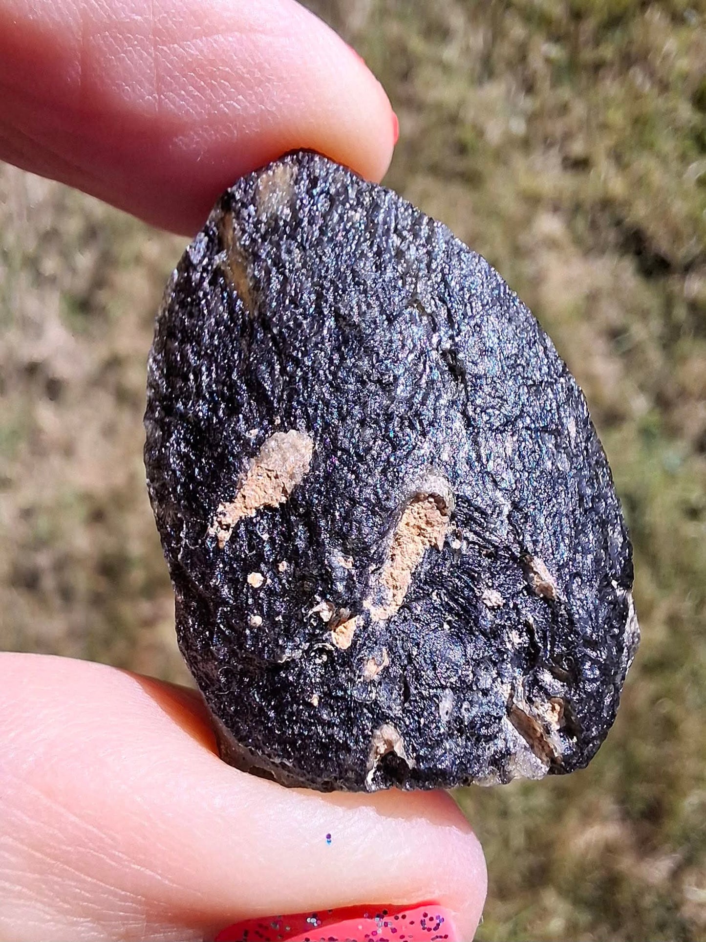 Moldavite Piece, JAKULE, 18.55g, Tektite (Ref: 1172)